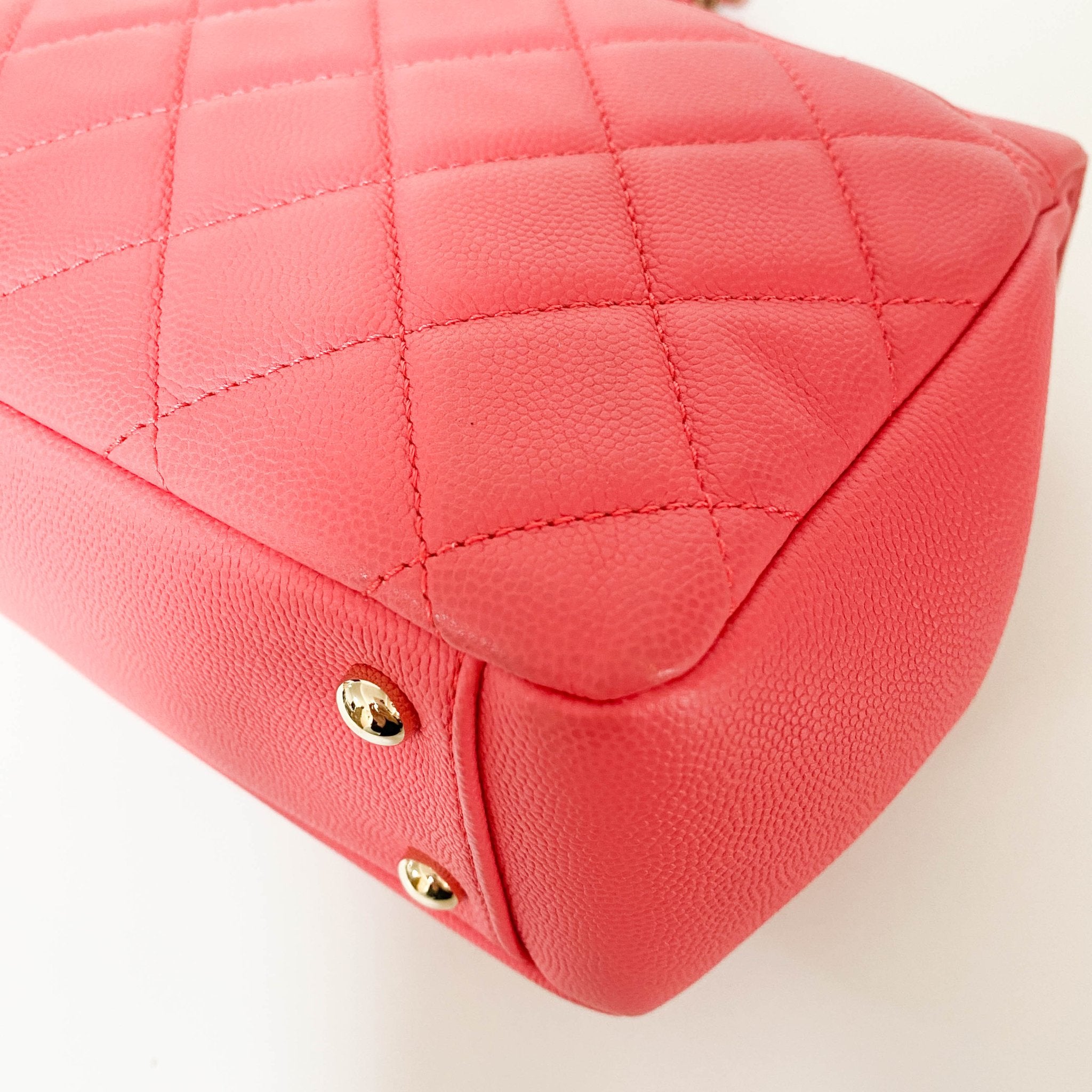 CHANEL Coco Business Affinity Caviar Leather Quilted Crossbody Bag Salmon Pink, in , Sold by HIVE PRELOVED - Crossbody bags, Handle Bags,