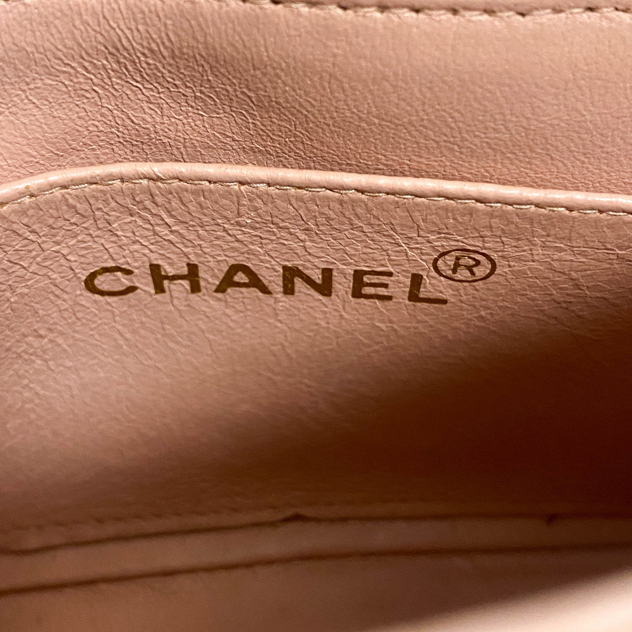 CHANEL Cotton Timeless Classic Quilted Single Flap Chain Crossbody Bag Neutral Pink, in , Sold by HIVE PRELOVED - Crossbody bags, Mini bags,