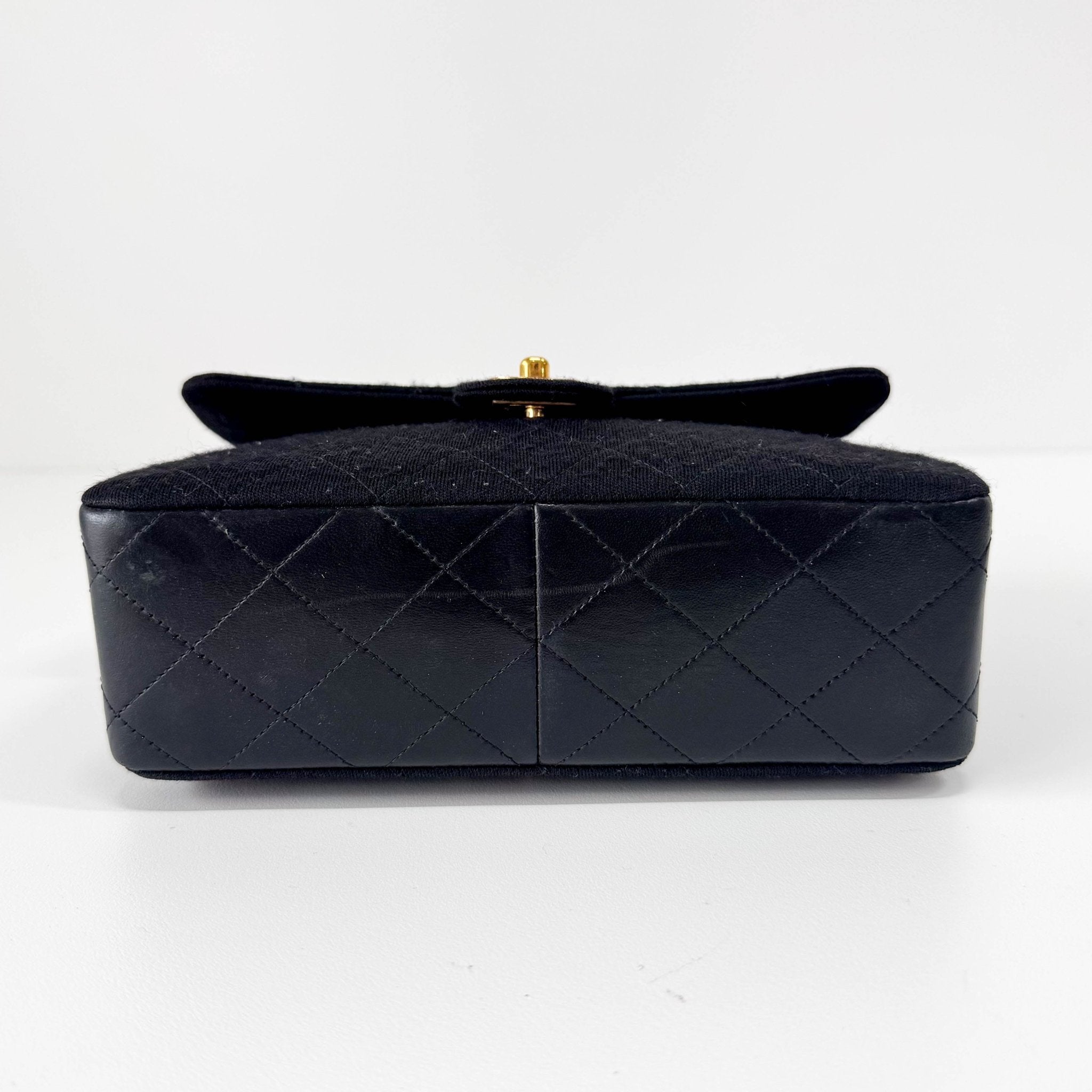 CHANEL Cotton Timeless Classic Quilted Single Flap Shoulder Bag Chain Gold Hardwar in  Sold by HIVE PRELOVED - Crossbody bag