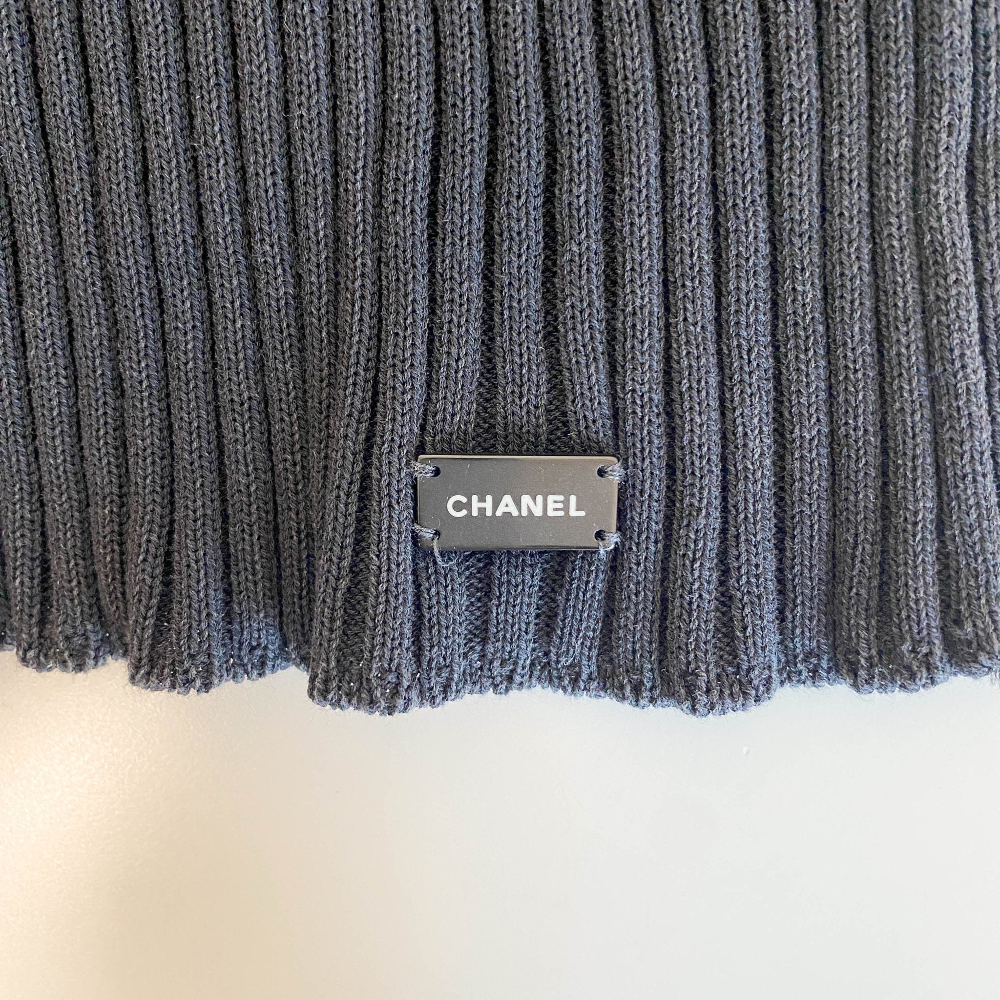 CHANEL Cotton Top Vest Black 42, in , Sold by HIVE PRELOVED - Tops, ,