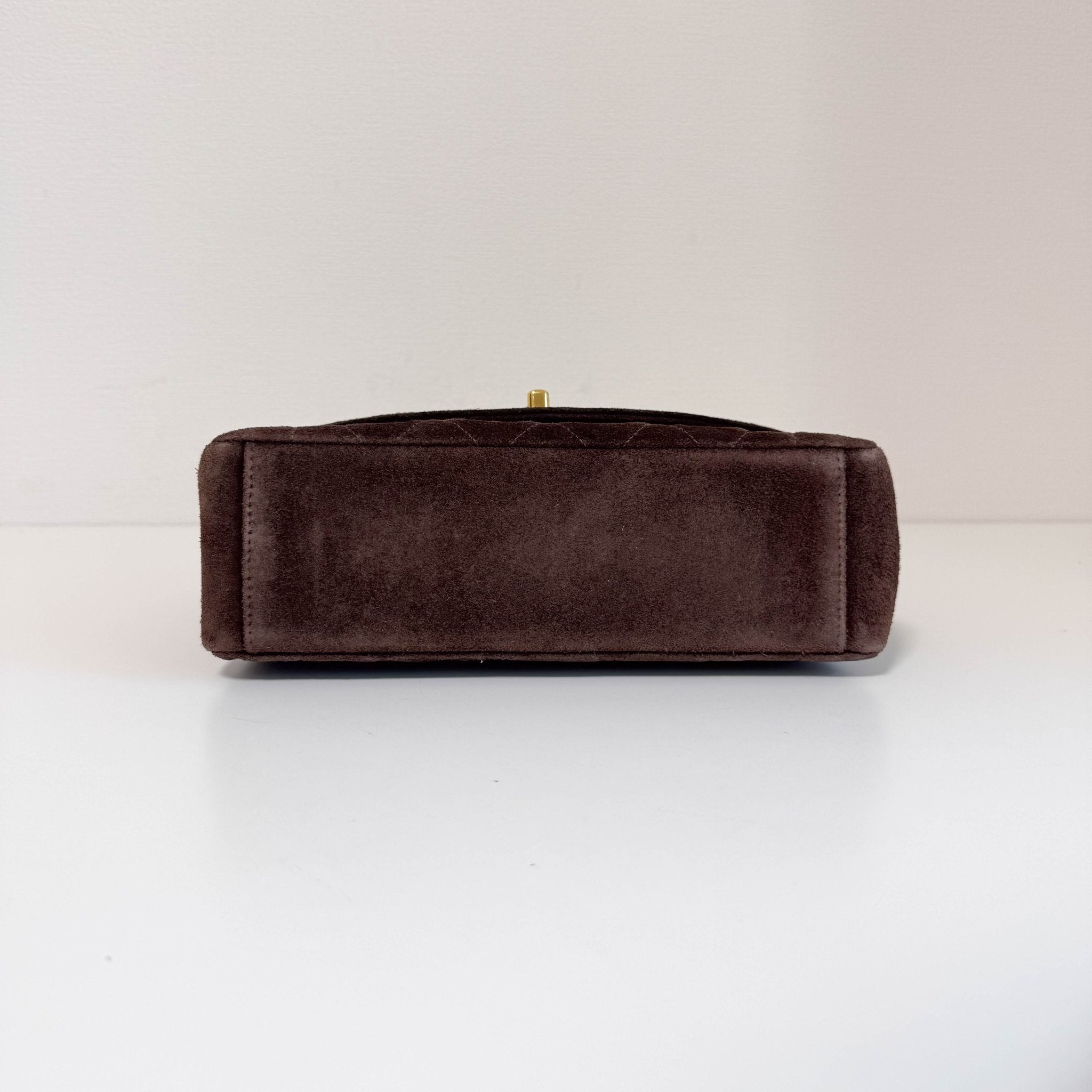 CHANEL Diana Brown Suede Quilted Single Flap Shoulder Bag, in , Sold by HIVE PRELOVED - Shoulder Bags, ,