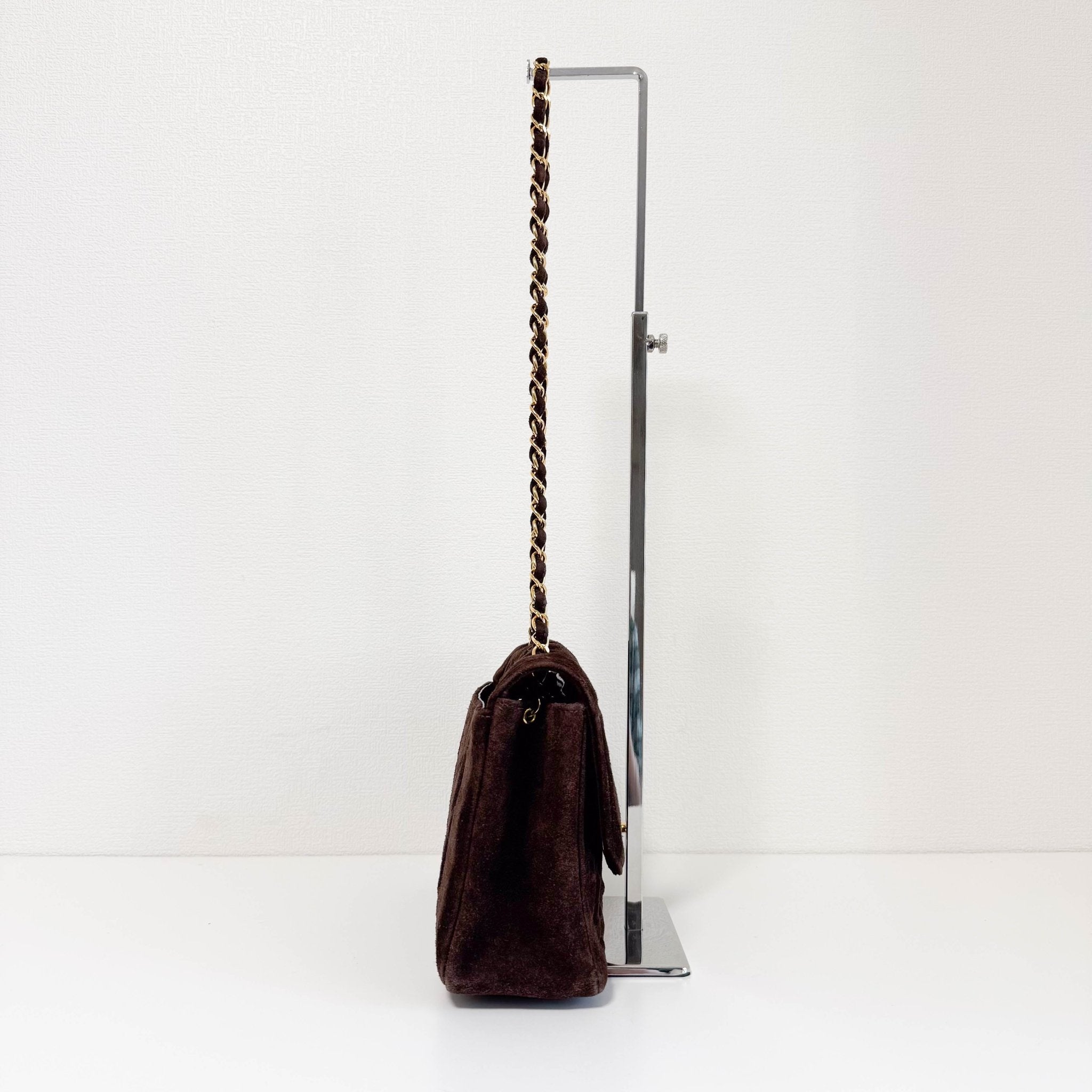 CHANEL Diana Brown Suede Quilted Single Flap Shoulder Bag, in , Sold by HIVE PRELOVED - Shoulder Bags, ,