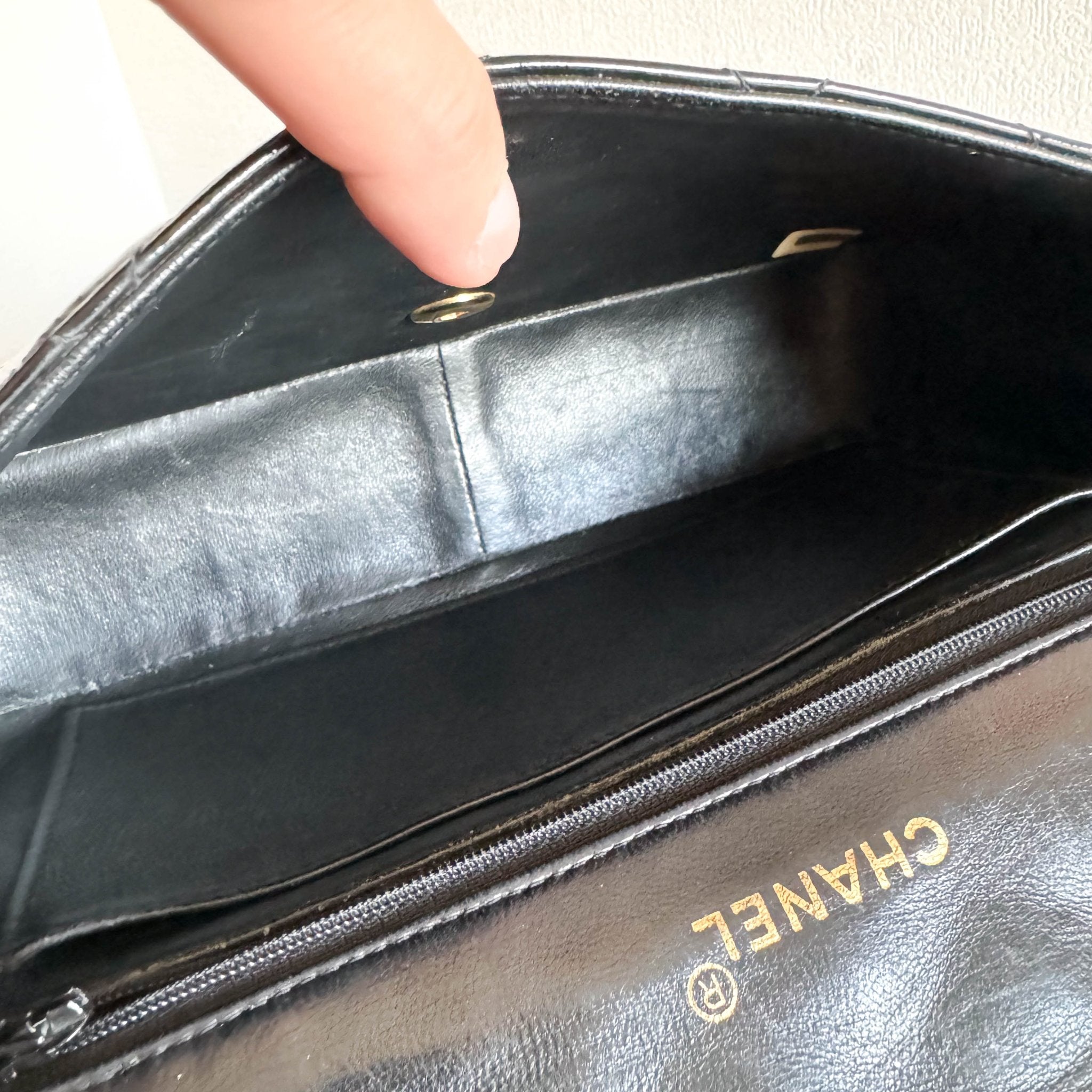 CHANEL Diana Flap Black Patent Leather Chain Shoulder Bag, in , Sold by HIVE PRELOVED - Crossbody bags, ,