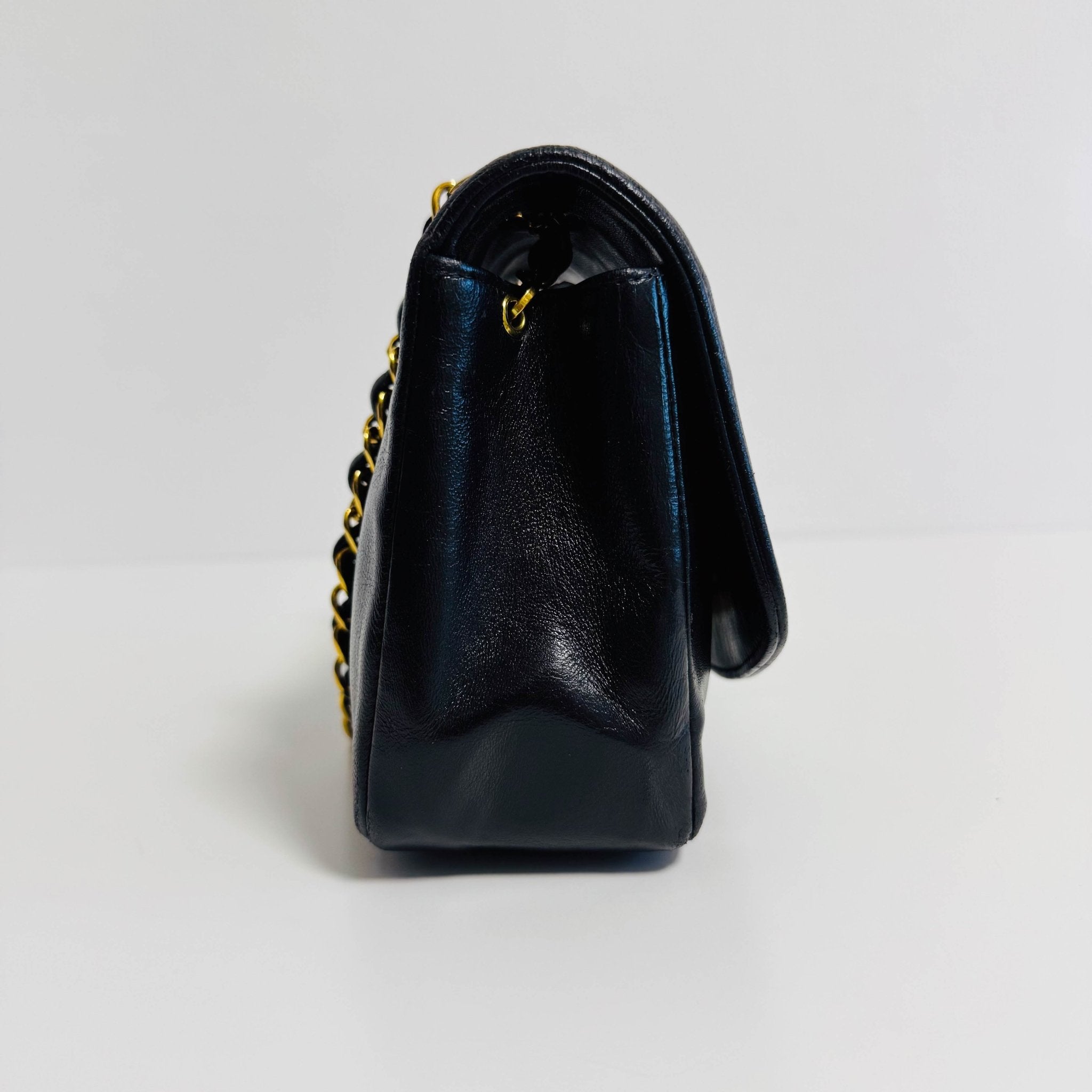 CHANEL Diana Single Flap Black Lamb Skin Crossbody Bag, in , Sold by HIVE PRELOVED - Crossbody bags, ,