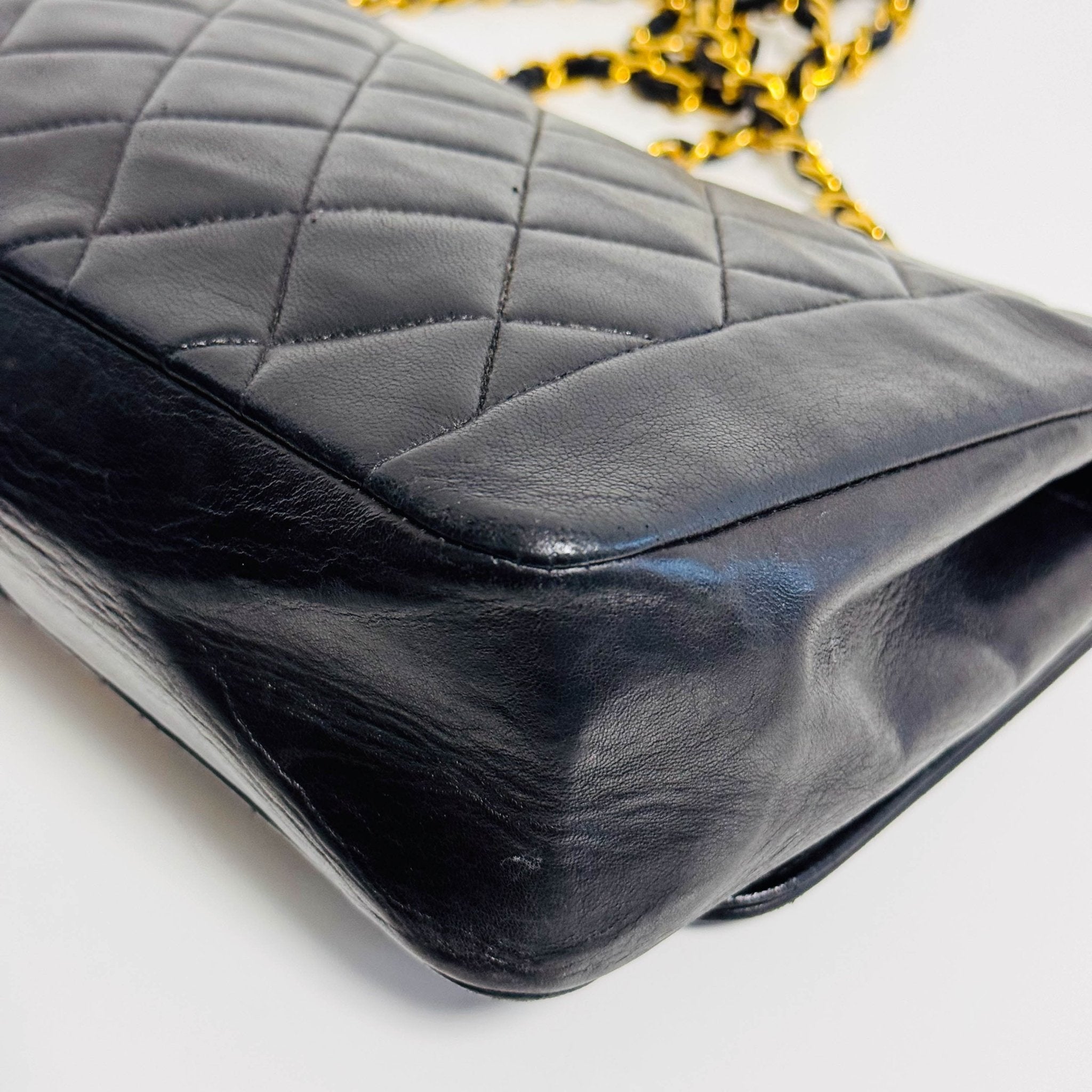 CHANEL Diana Single Flap Black Lamb Skin Crossbody Bag, in , Sold by HIVE PRELOVED - Shoulder Bags, ,