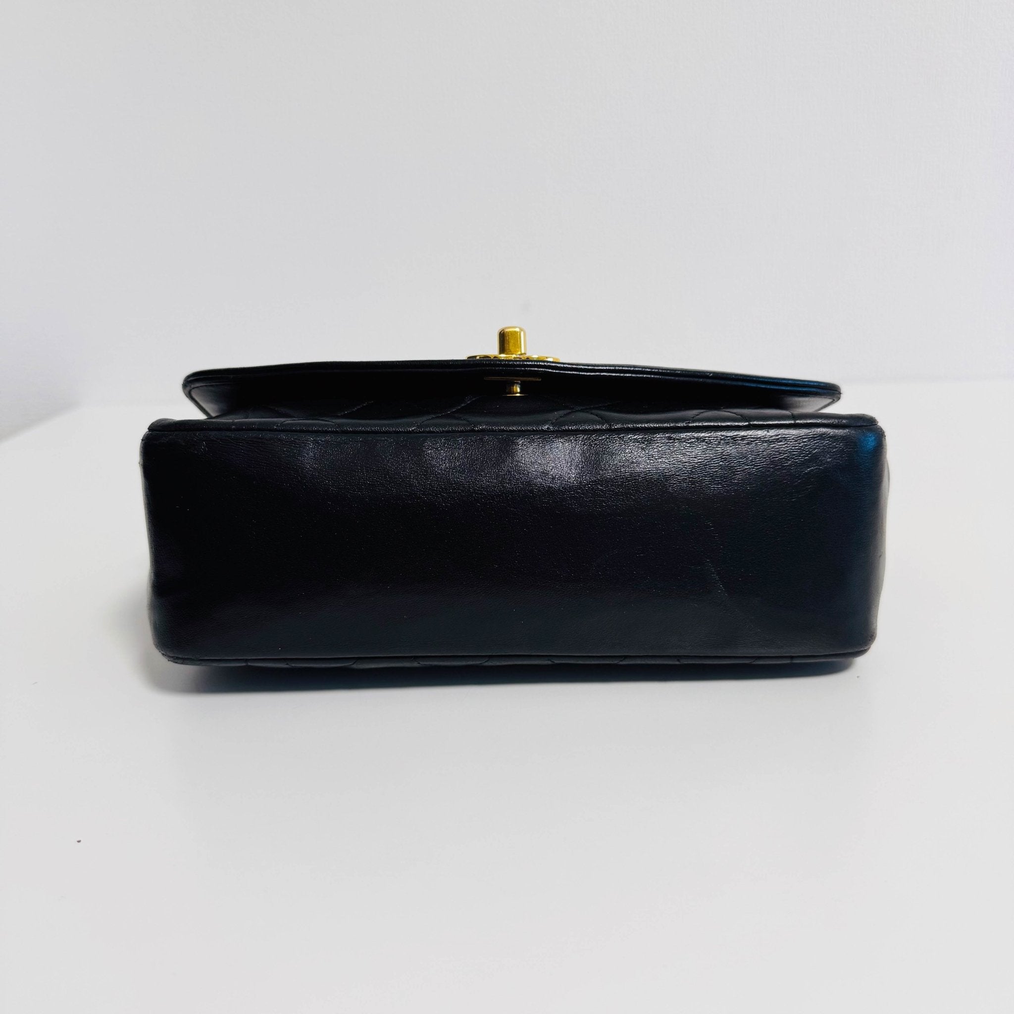 CHANEL Diana Single Flap Black Lamb Skin Crossbody Bag, in , Sold by HIVE PRELOVED - Crossbody bags, ,