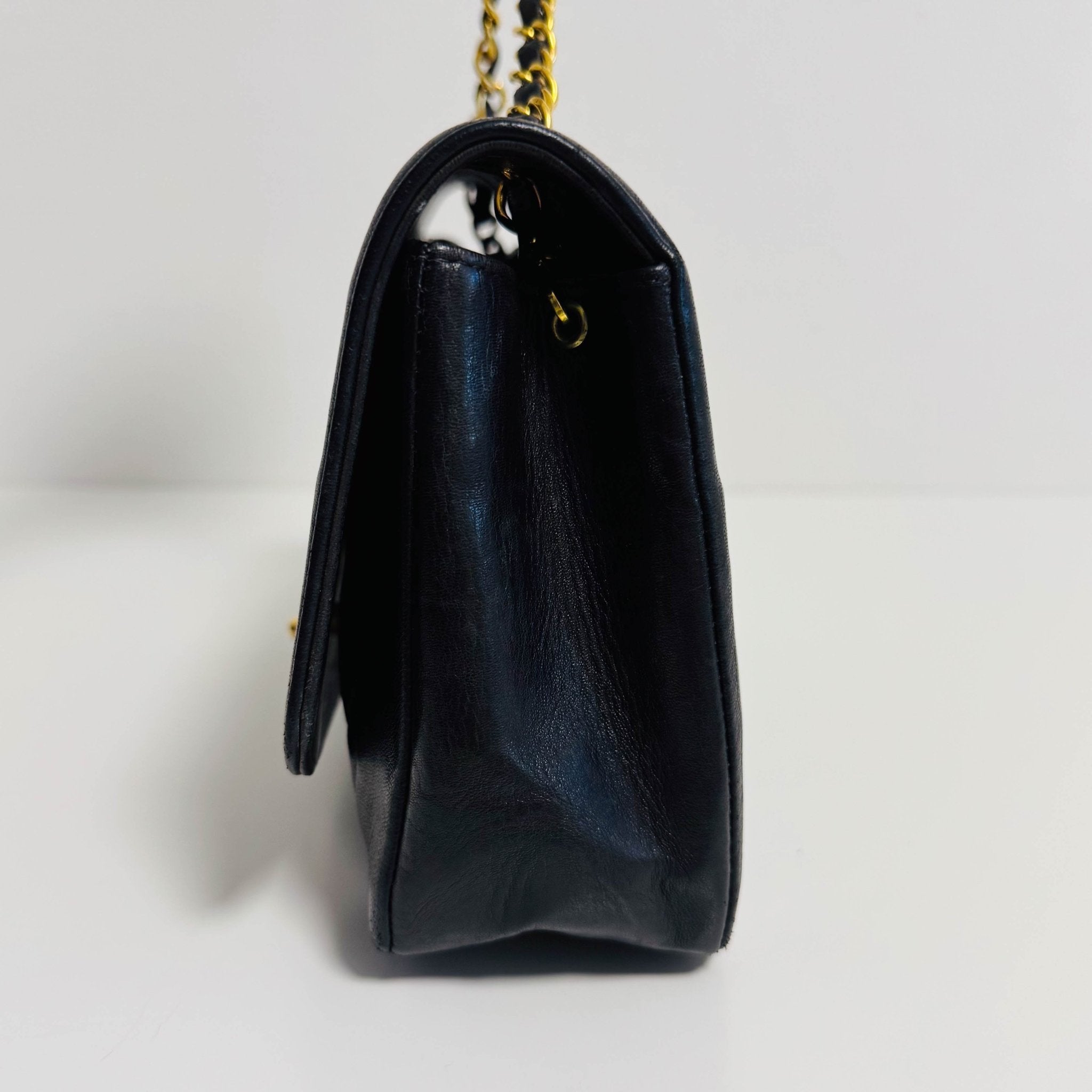 CHANEL Diana Single Flap Black Lamb Skin Crossbody Bag, in , Sold by HIVE PRELOVED - Shoulder Bags, ,