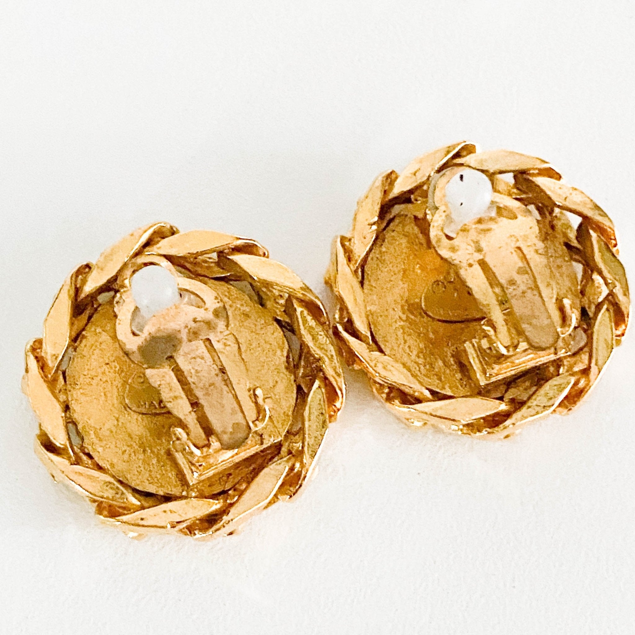 CHANEL Gold CC Logo Earrings, in , Sold by HIVE PRELOVED - Earrings, ,