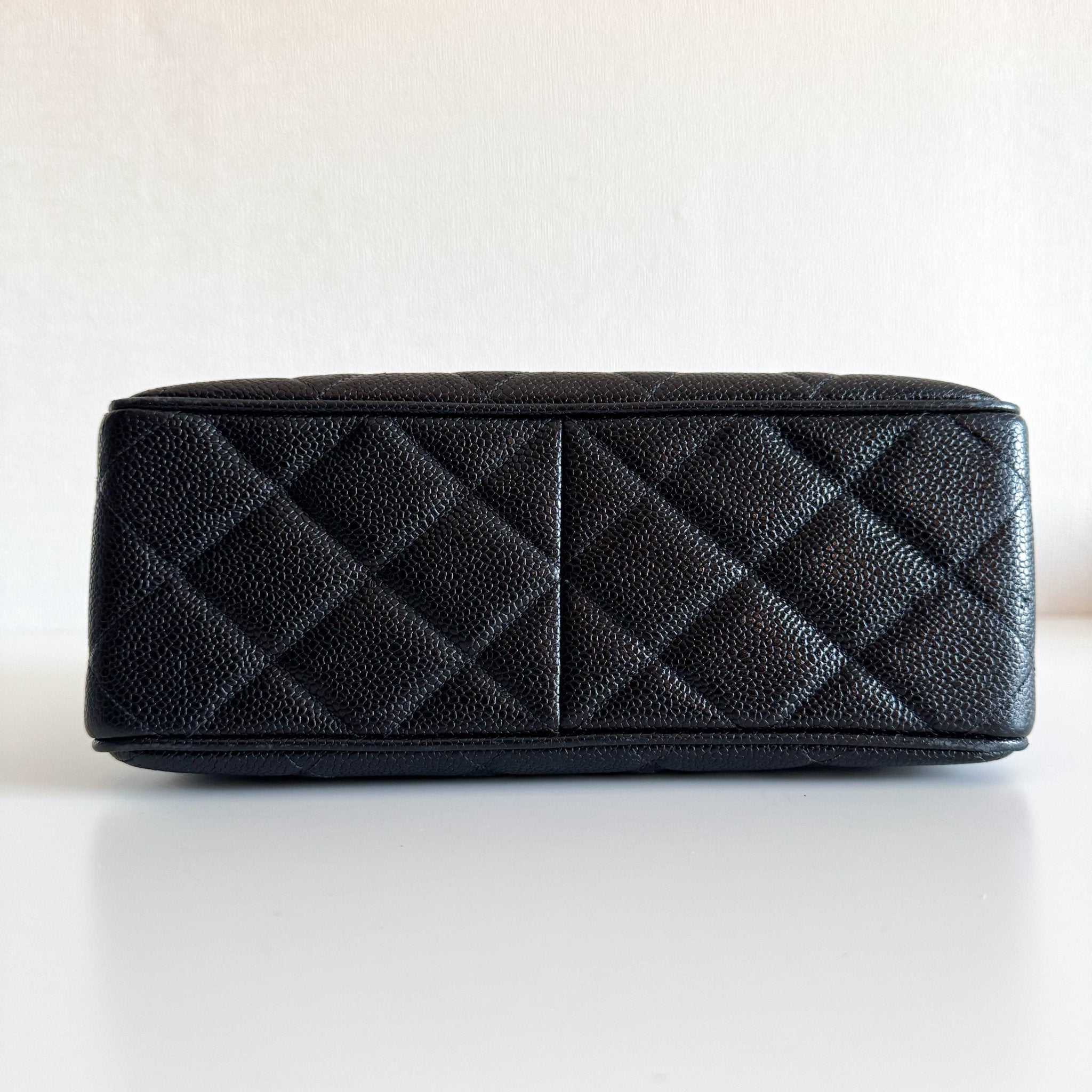 CHANEL Grain Calf Skin Black Leather Gold Chain Shoulder Bag, in , Sold by HIVE PRELOVED - Crossbody bags, ,