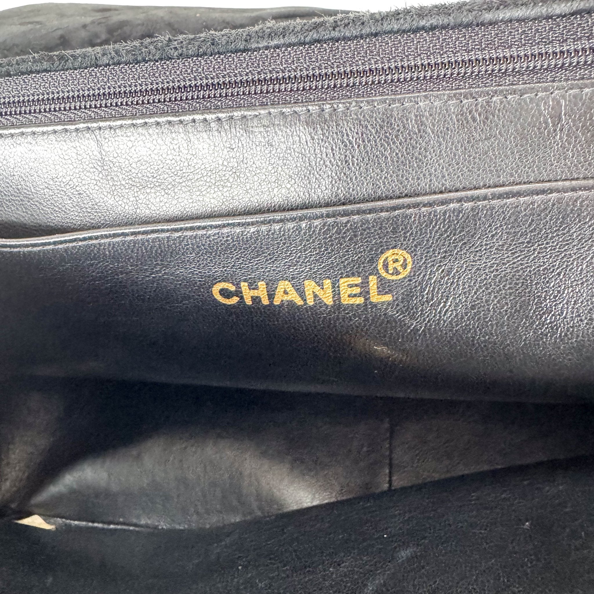 CHANEL Jumbo Coco Black Suede Single Flap Chain Shoulder Bag, in , Sold by HIVE PRELOVED - Crossbody bags, Shoulder Bags,