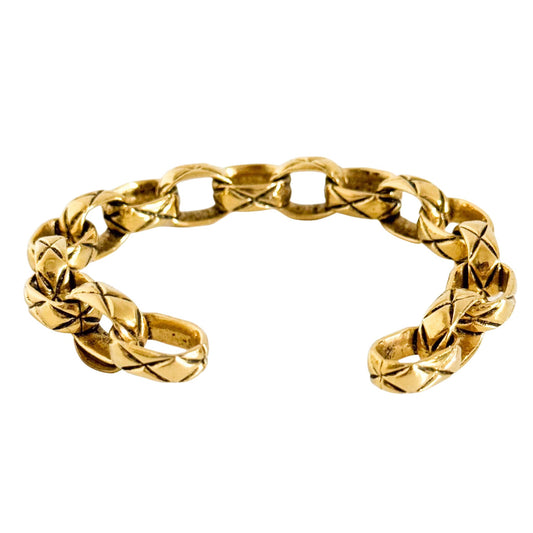 CHANEL Matelasse Chain Gold Bangle, in , Sold by HIVE PRELOVED - Bangles, ,