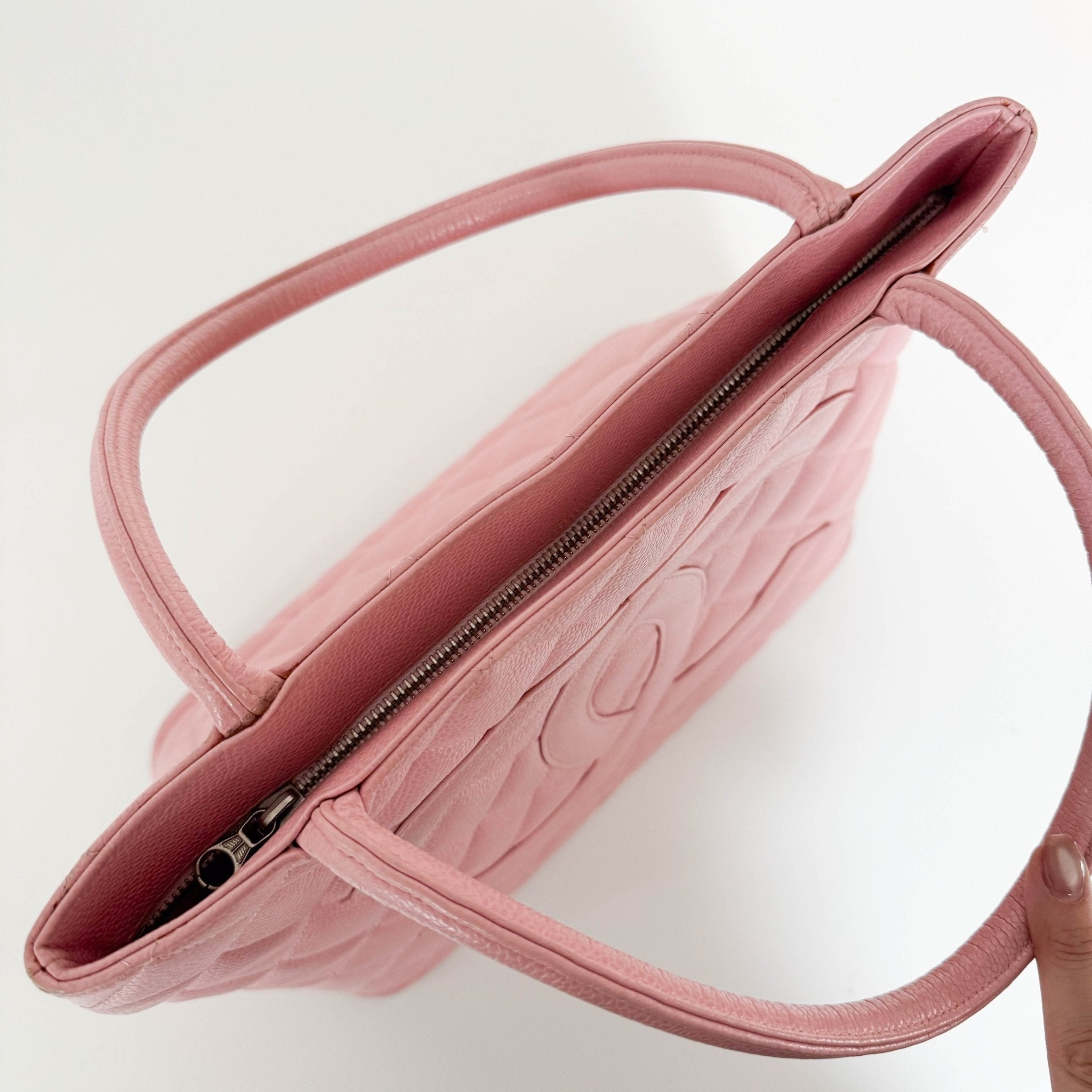 CHANEL Medallion Tote Pink Caviar Skin Leather, in , Sold by HIVE PRELOVED - Totes, ,