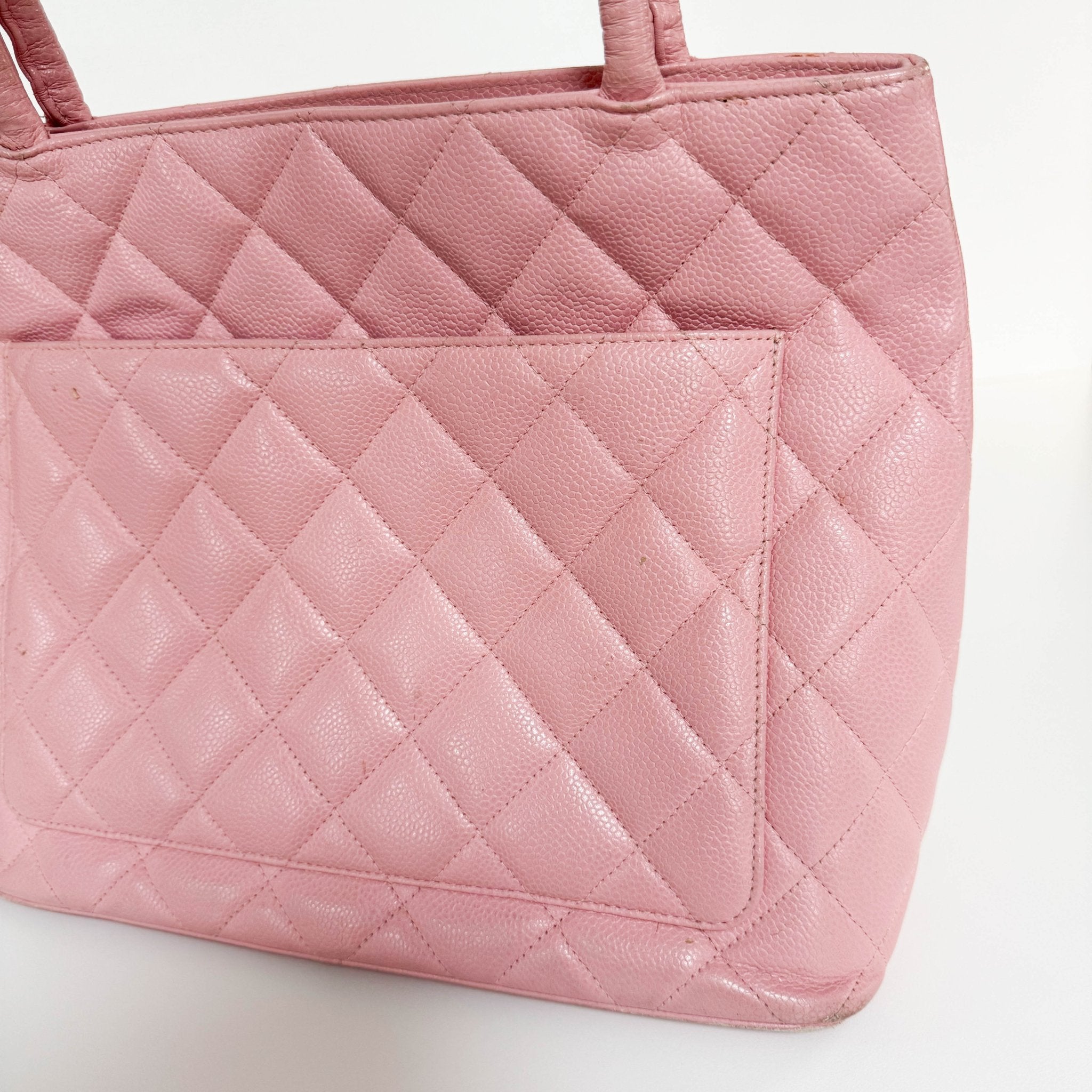 CHANEL Medallion Tote Pink Caviar Skin Leather, in , Sold by HIVE PRELOVED - Totes, ,