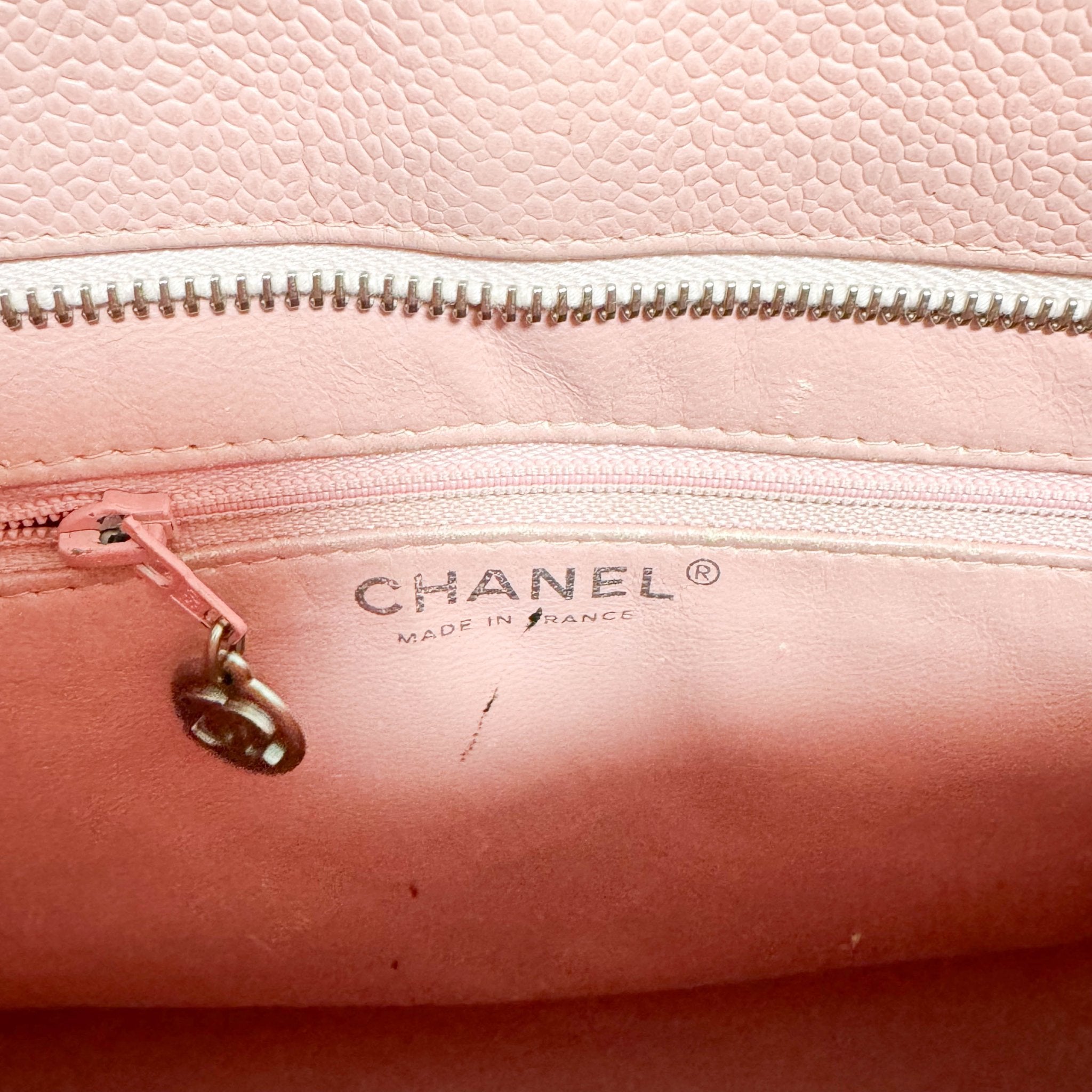 CHANEL Medallion Tote Pink Caviar Skin Leather, in , Sold by HIVE PRELOVED - Totes, ,