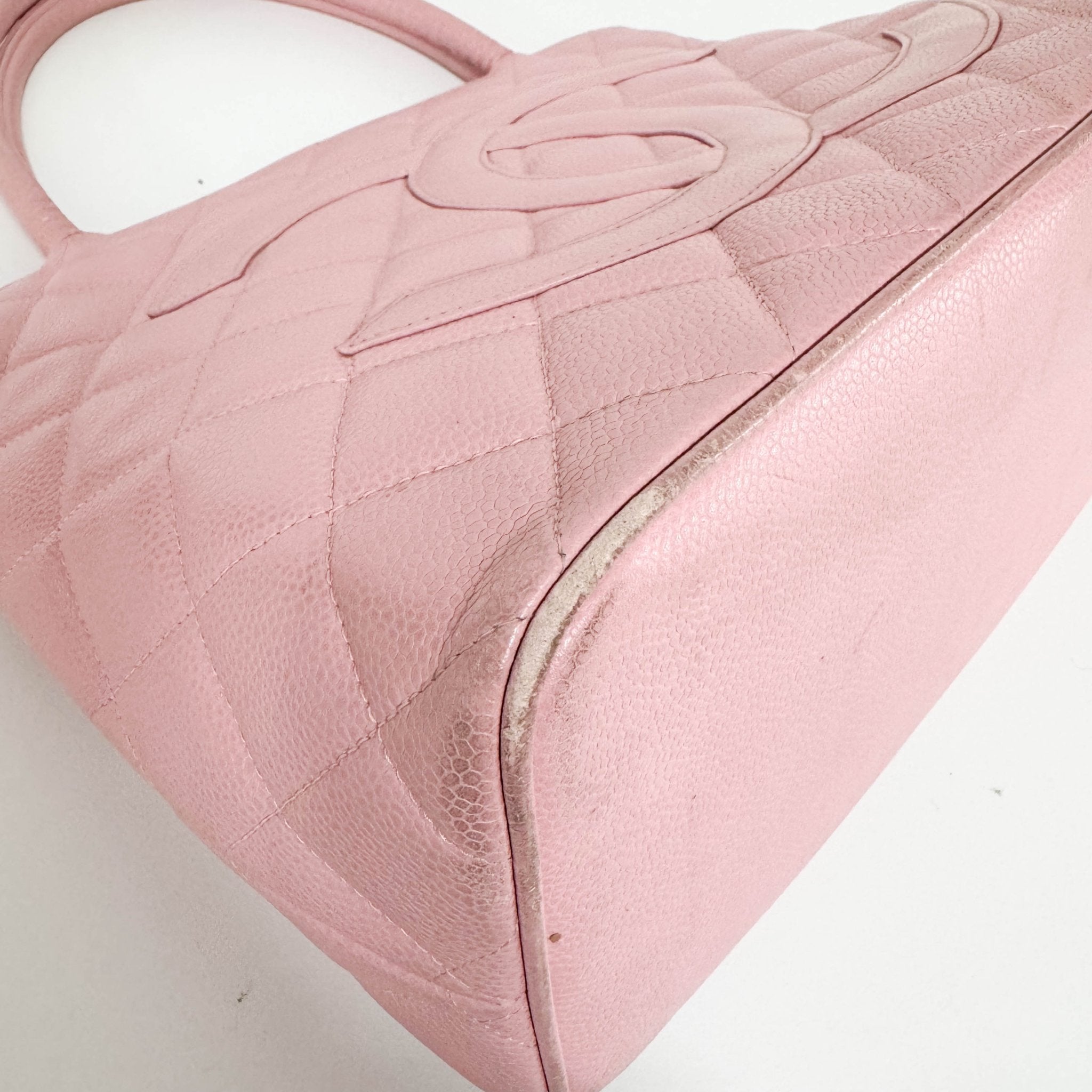CHANEL Medallion Tote Pink Caviar Skin Leather, in , Sold by HIVE PRELOVED - Totes, ,