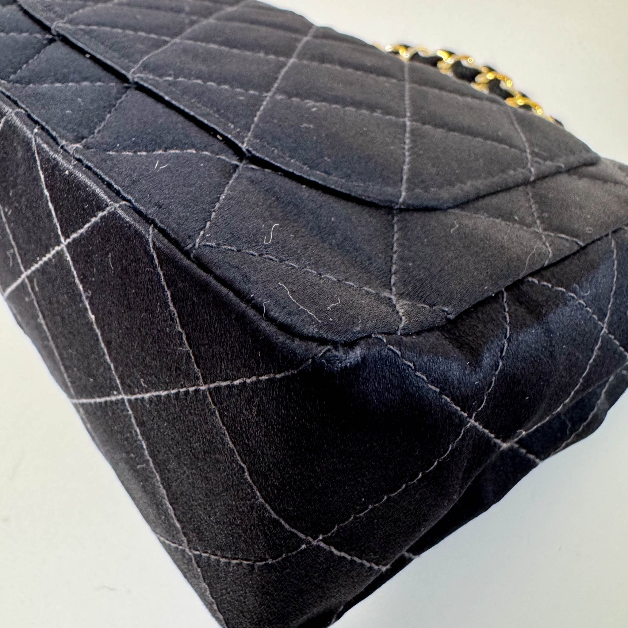 CHANEL Mini Timeless Classic Satin Single Flap Chain Crossbody Bag, in , Sold by HIVE PRELOVED - Shoulder Bags, ,