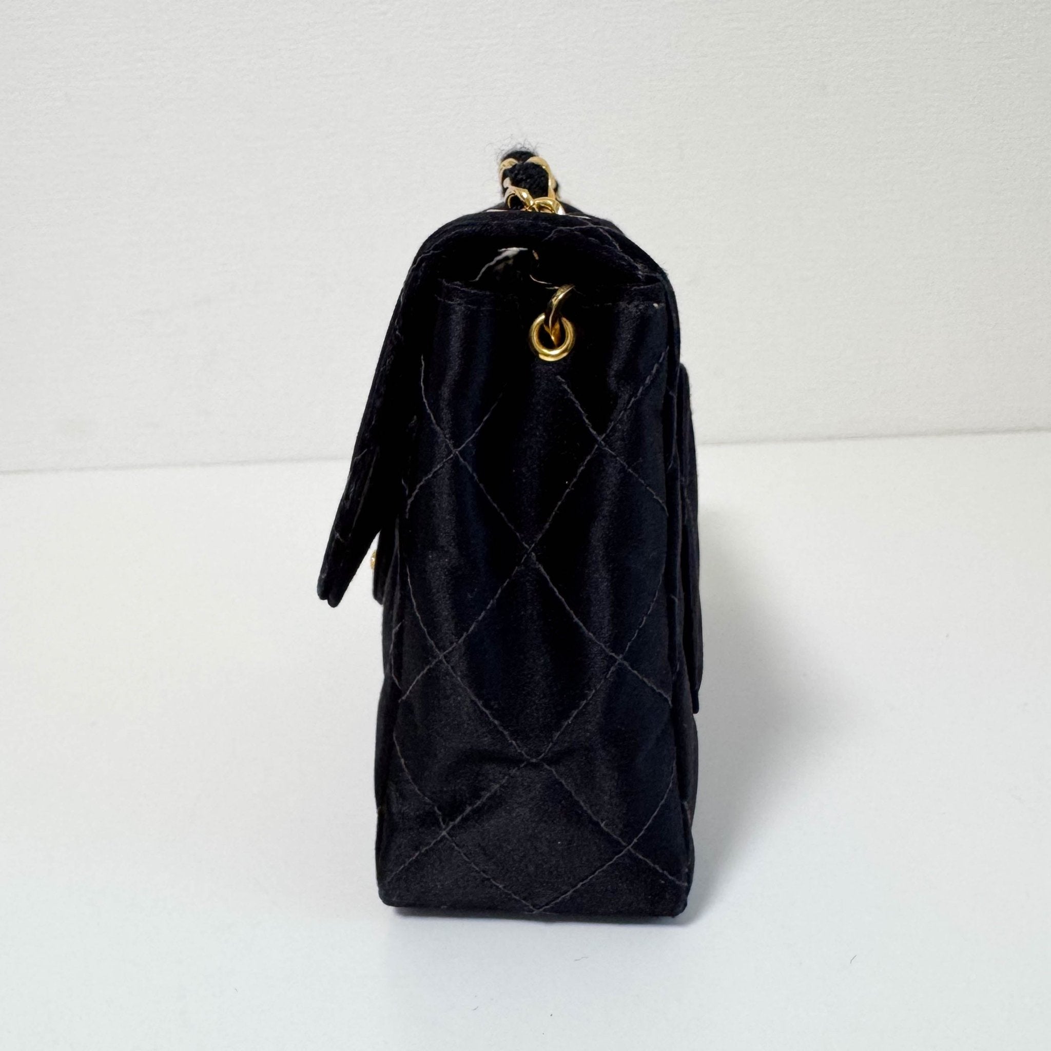 CHANEL Mini Timeless Classic Satin Single Flap Chain Crossbody Bag, in , Sold by HIVE PRELOVED - Shoulder Bags, ,