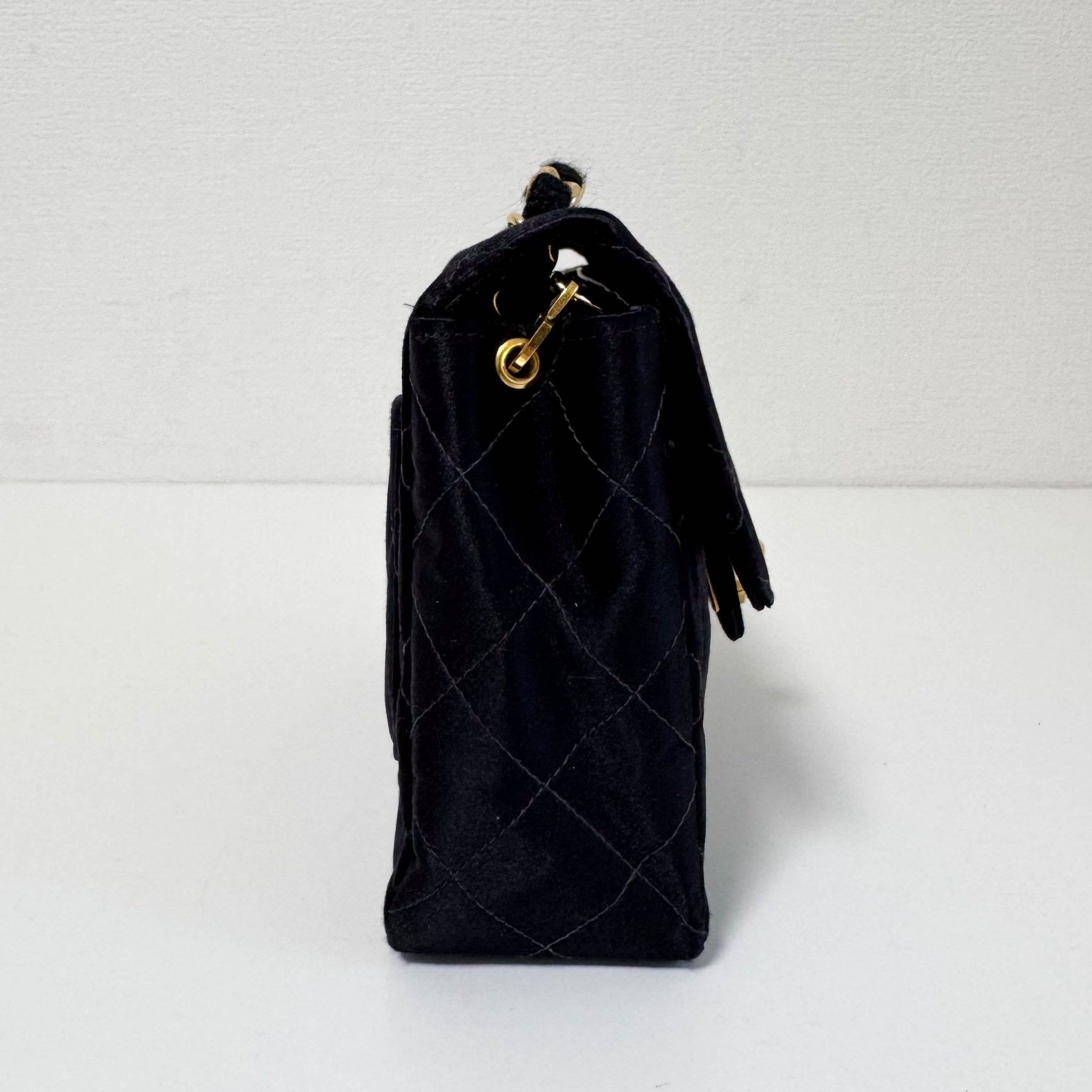 CHANEL Mini Timeless Classic Satin Single Flap Chain Crossbody Bag, in , Sold by HIVE PRELOVED - Shoulder Bags, ,