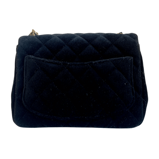 CHANEL Mini Timeless Classic Velvet Single Flap Chain Crossbody Bag, in , Sold by HIVE PRELOVED - Crossbody bags, ,