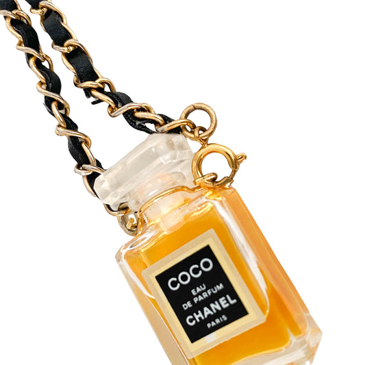 CHANEL Parfum Necklace, Gold Hardware in Gold, Sold by HIVE PRELOVED - Necklaces, ,