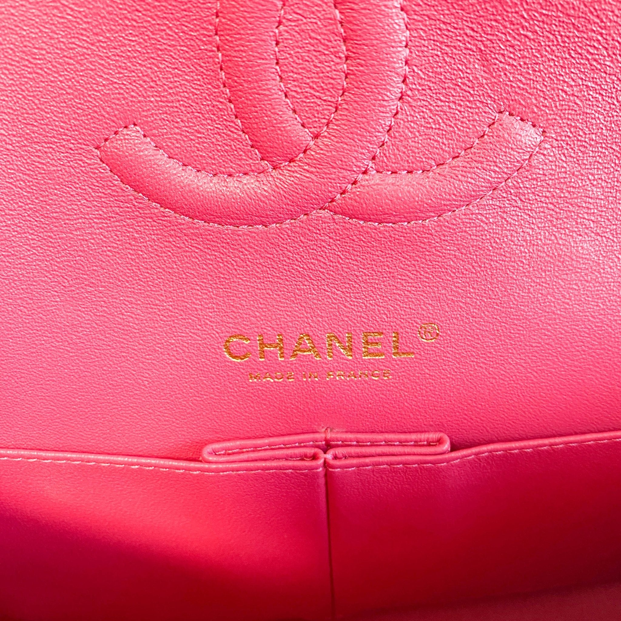 CHANEL Pink Velvet Timeless Classic Double Flap Chain Shoulder Bag, in , Sold by HIVE PRELOVED - Shoulder Bags, ,