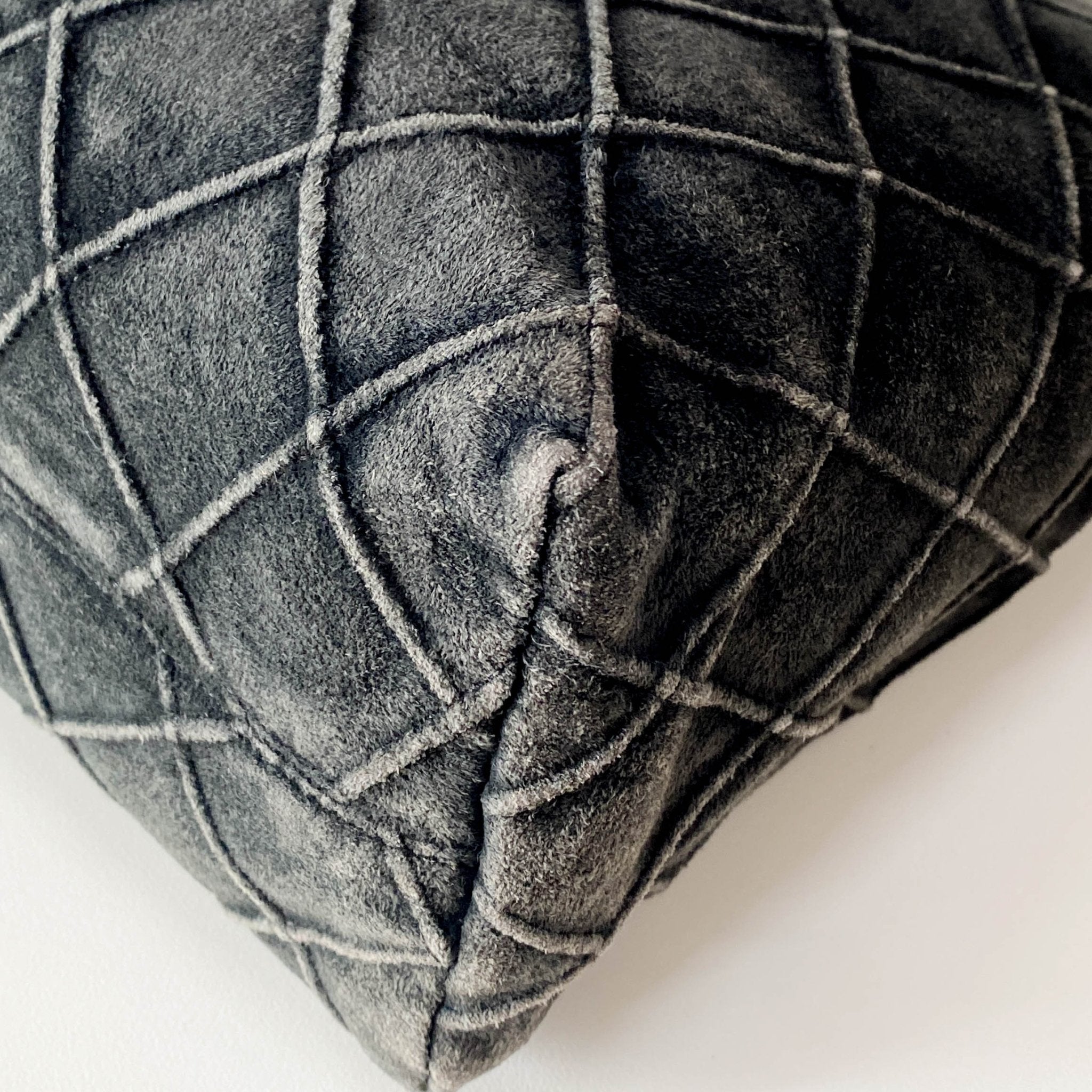 CHANEL Quilted Hobo Black Suede Shoulder Bag, in , Sold by HIVE PRELOVED - Handle Bags, ,