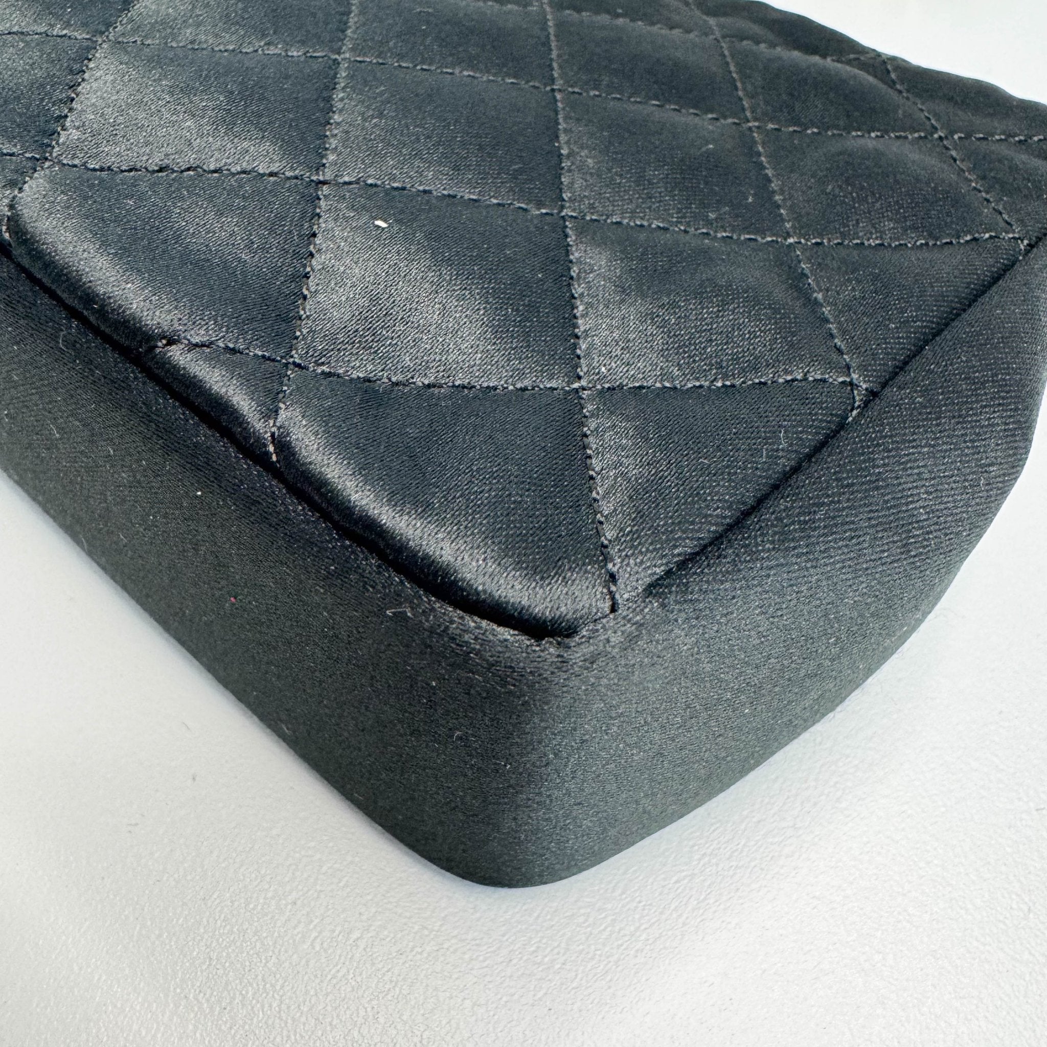 CHANEL Satin Mini Timeless Classic Single Flap Chain Crossbody Bag, in , Sold by HIVE PRELOVED - Shoulder Bags, ,