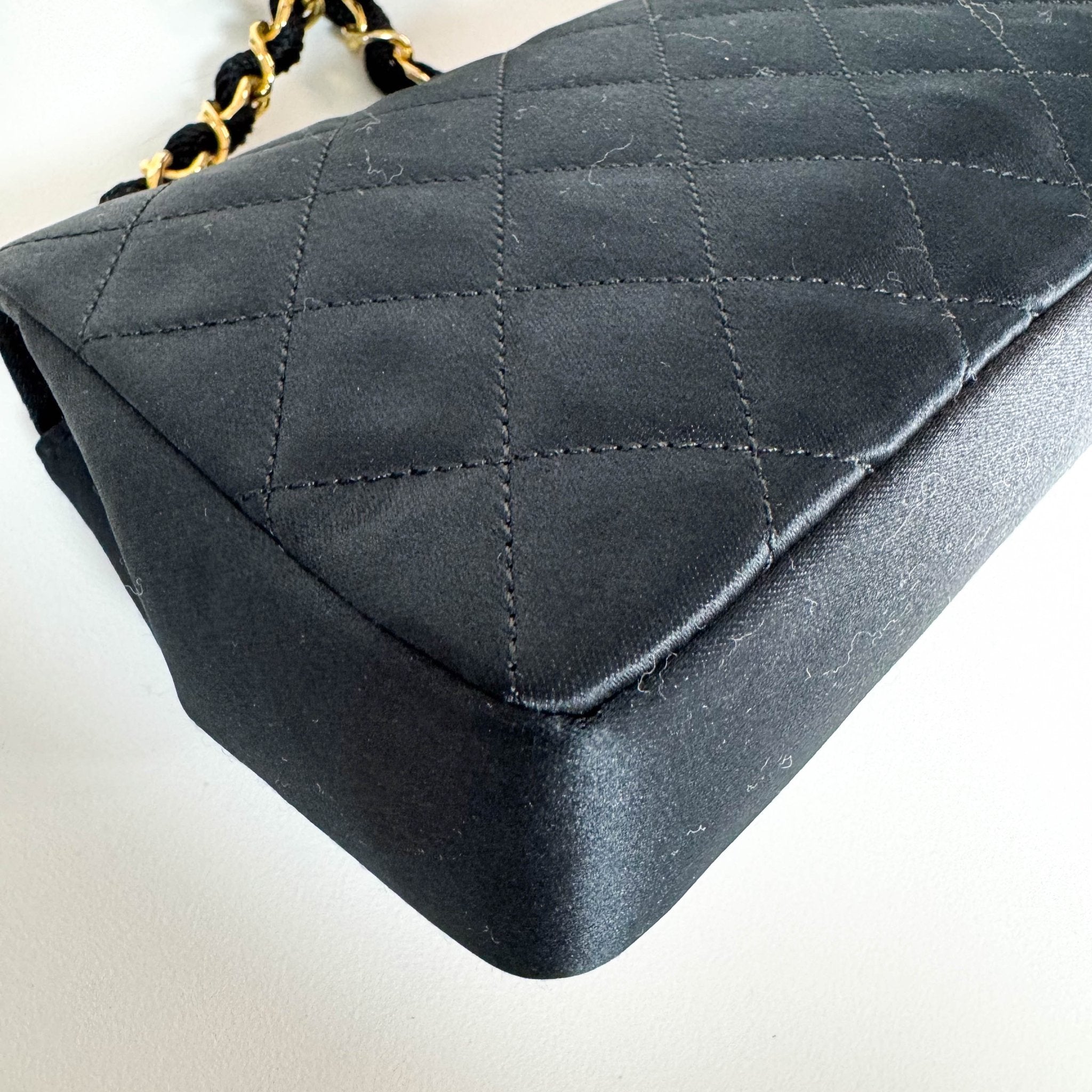 CHANEL Satin Mini Timeless Classic Single Flap Chain Crossbody Bag, in , Sold by HIVE PRELOVED - Crossbody bags, ,