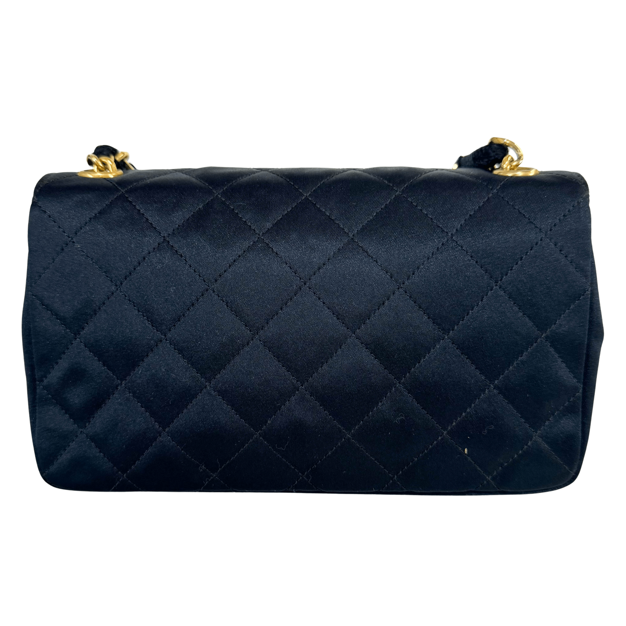 CHANEL Satin Mini Timeless Classic Single Flap Chain Crossbody Bag, in , Sold by HIVE PRELOVED - Crossbody bags, ,