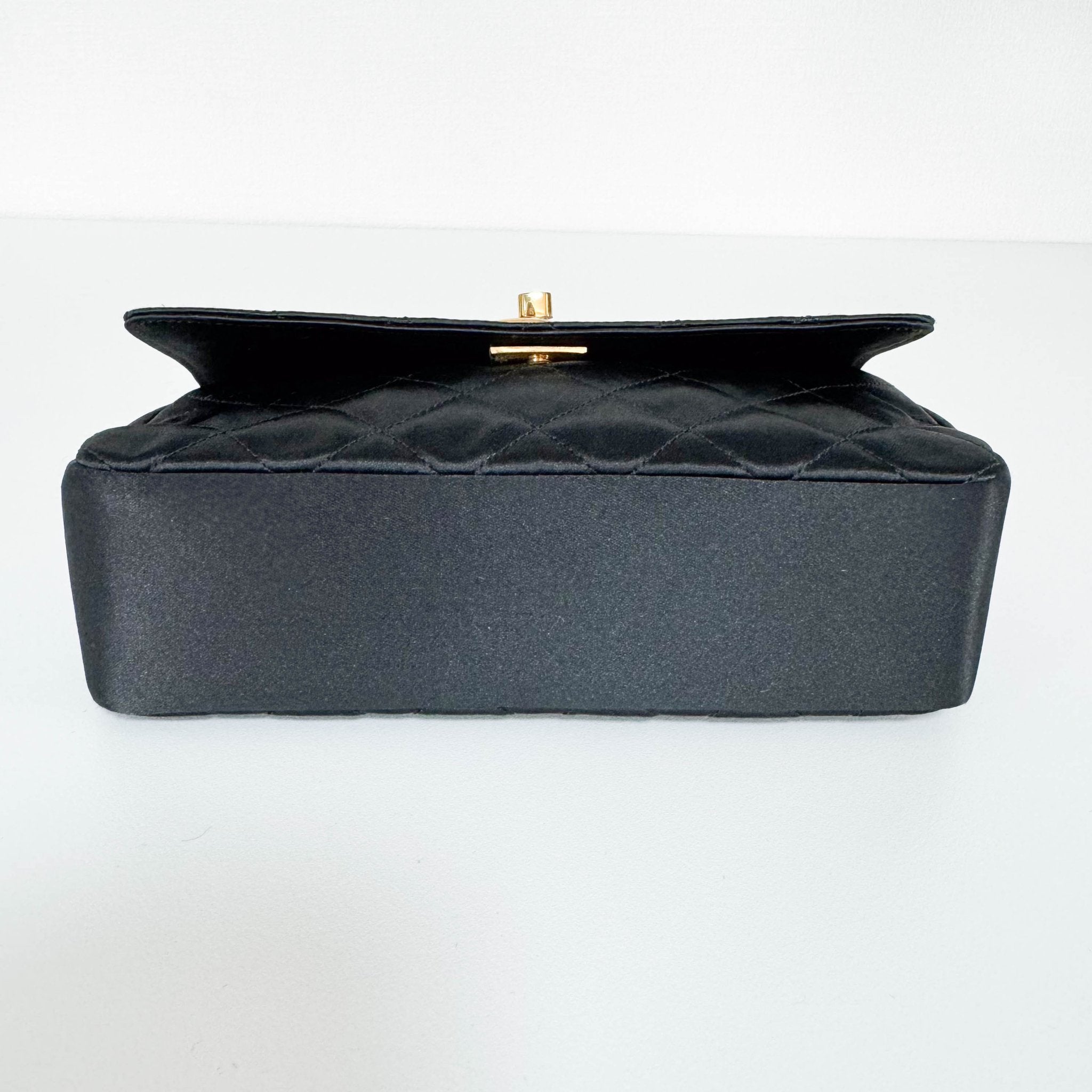 CHANEL Satin Mini Timeless Classic Single Flap Chain Crossbody Bag, in , Sold by HIVE PRELOVED - Shoulder Bags, ,