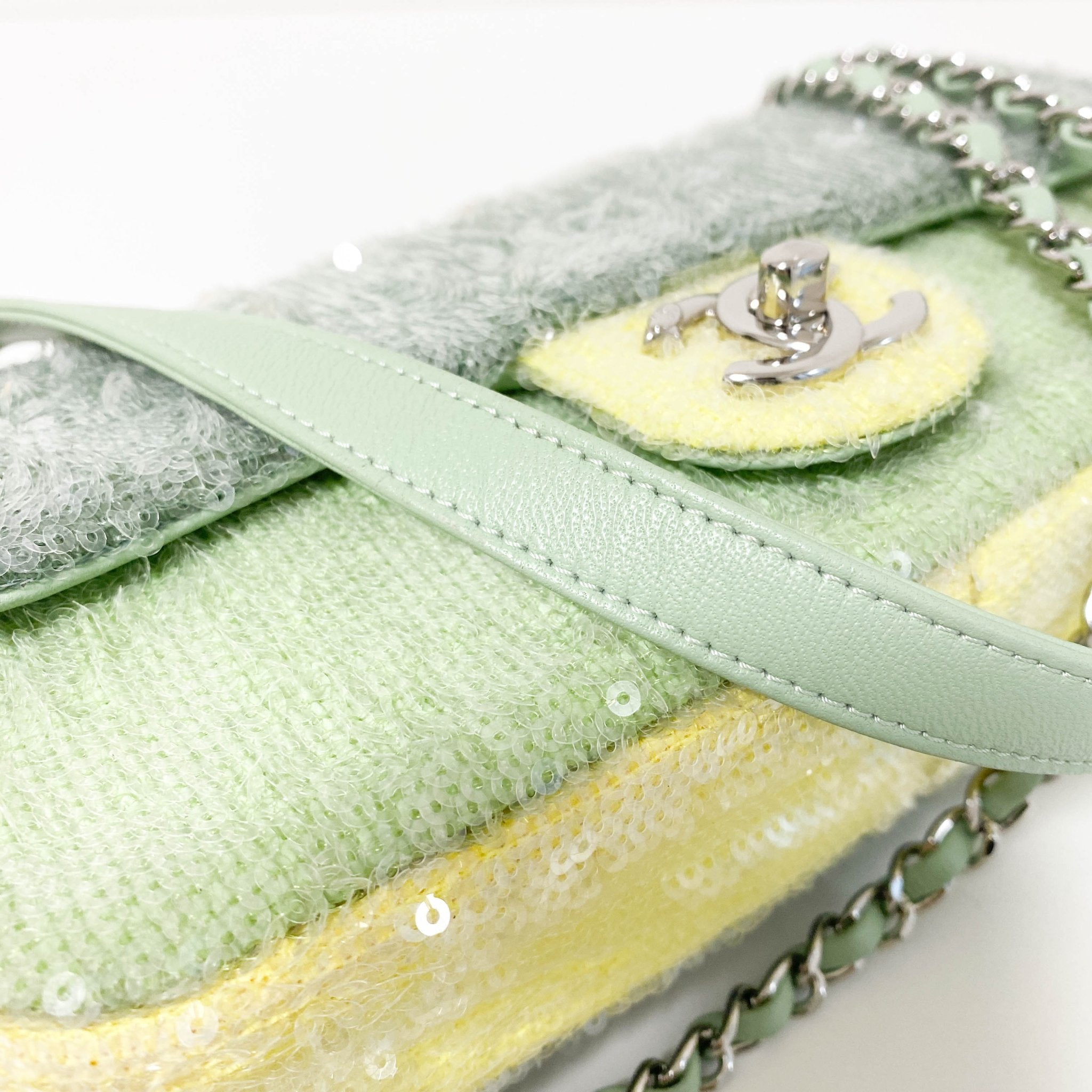 CHANEL Sequin Multi Colour Single Flap Chain Shoulder Bag, in , Sold by HIVE PRELOVED - Shoulder Bags, ,