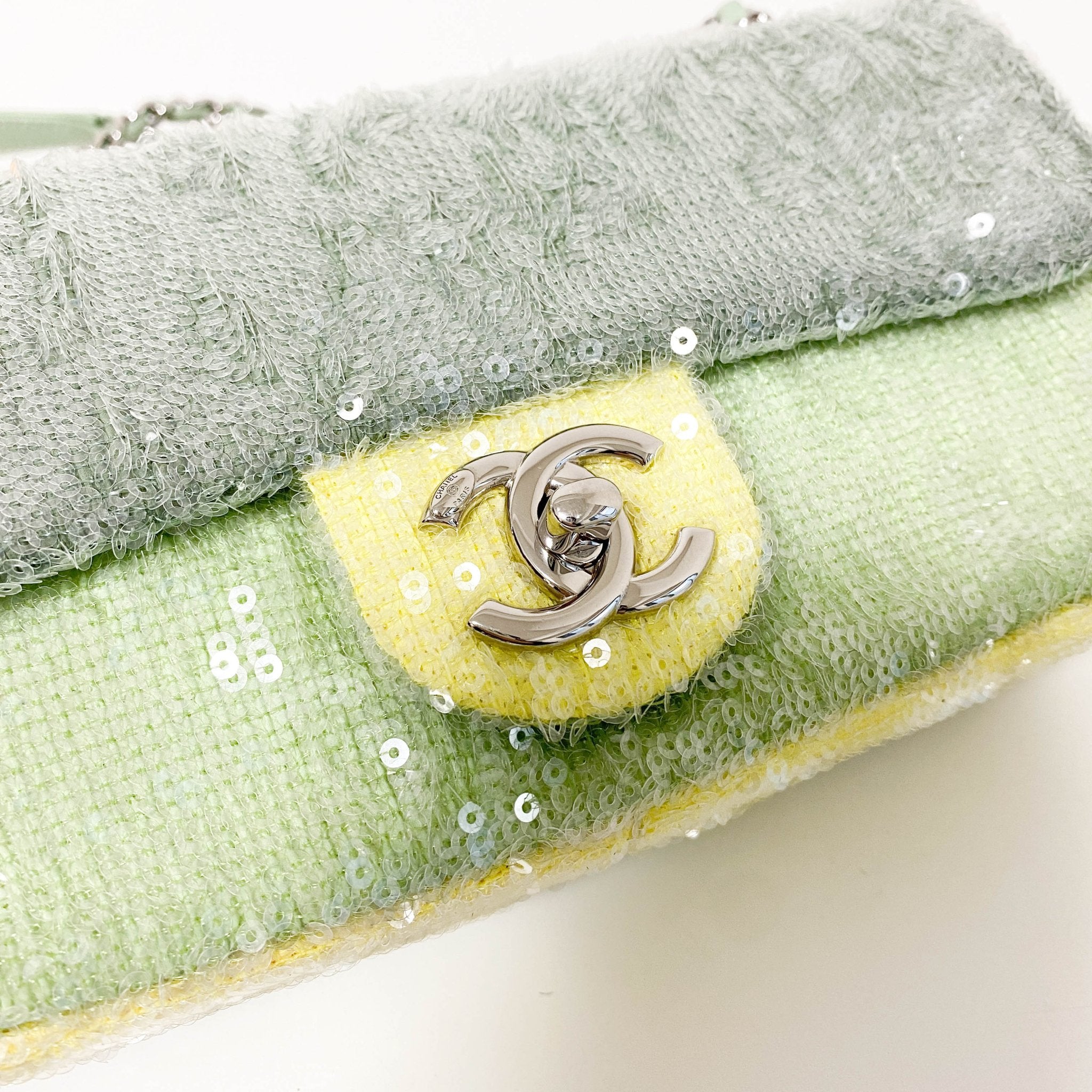 CHANEL Sequin Multi Colour Single Flap Chain Shoulder Bag, in , Sold by HIVE PRELOVED - Shoulder Bags, ,