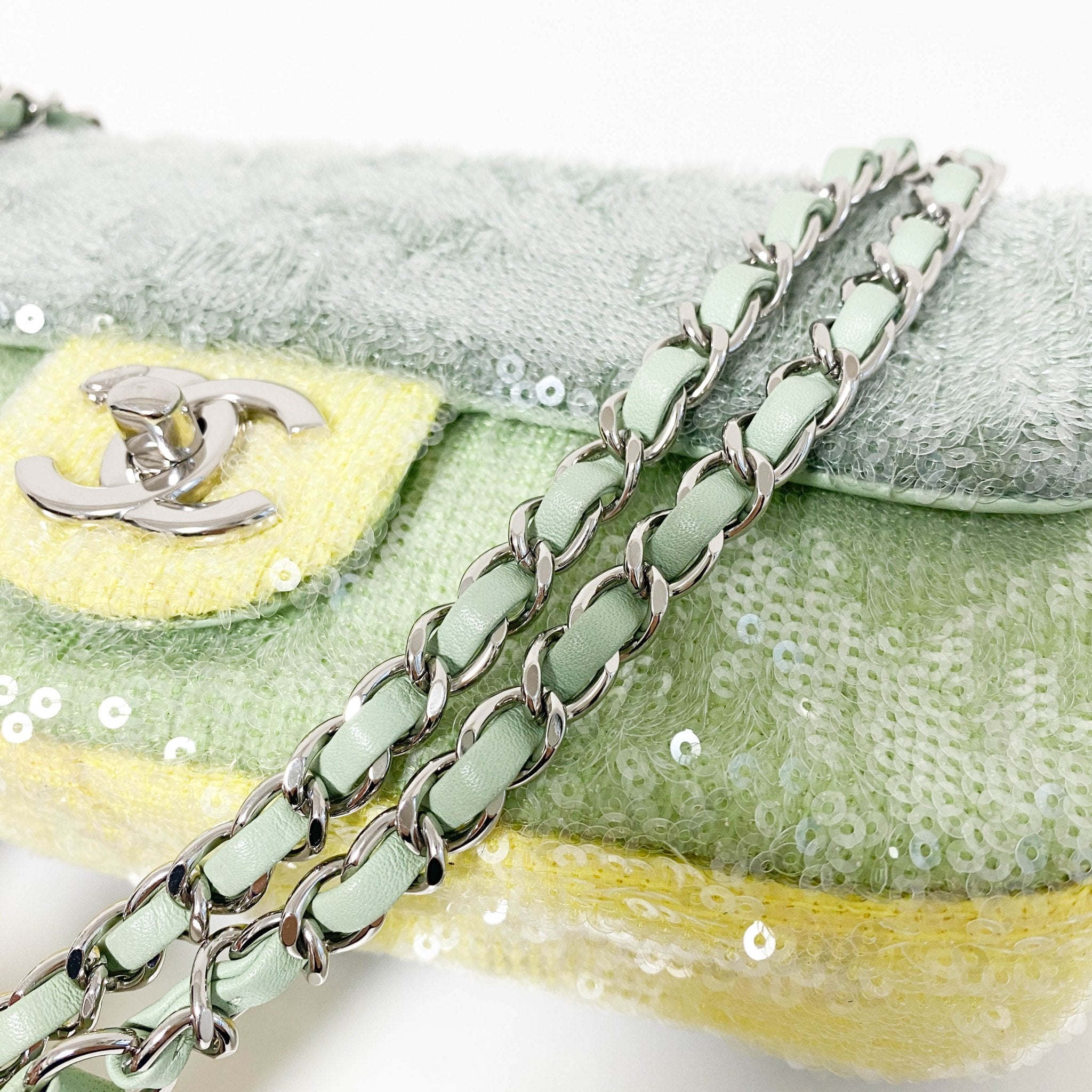 CHANEL Sequin Multi Colour Single Flap Chain Shoulder Bag, in , Sold by HIVE PRELOVED - Shoulder Bags, ,