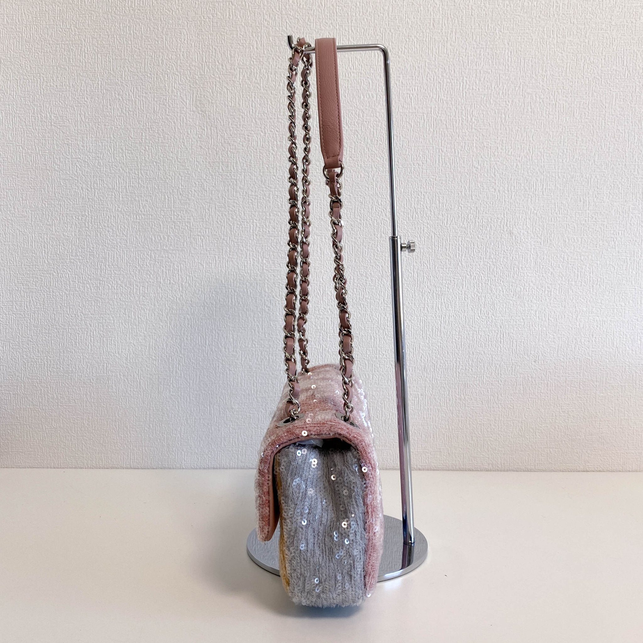 CHANEL Sequin Multi Colour Single Flap Chain Shoulder Bag, in , Sold by HIVE PRELOVED - Crossbody bags, Shoulder Bags,