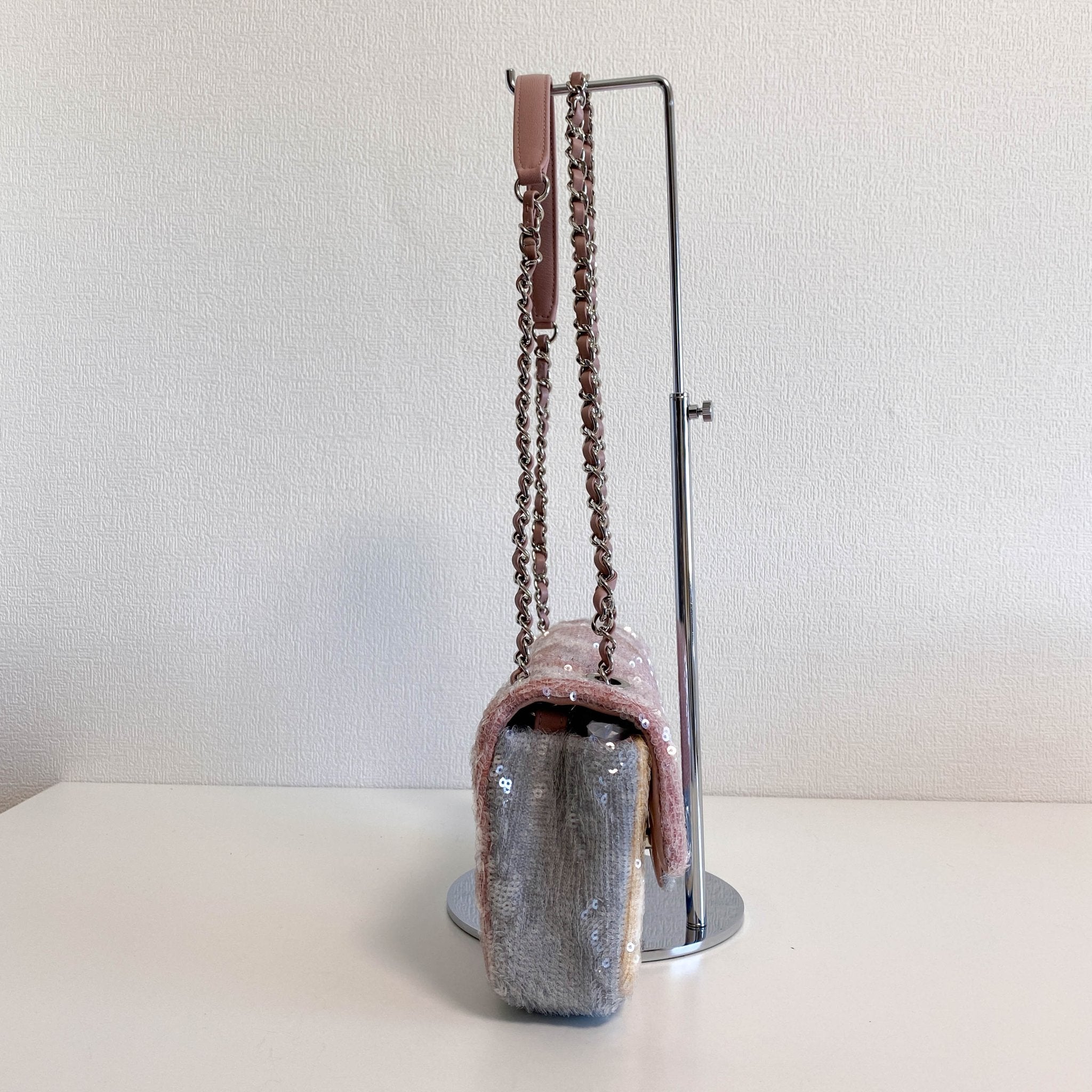 CHANEL Sequin Multi Colour Single Flap Chain Shoulder Bag, in , Sold by HIVE PRELOVED - Crossbody bags, Shoulder Bags,