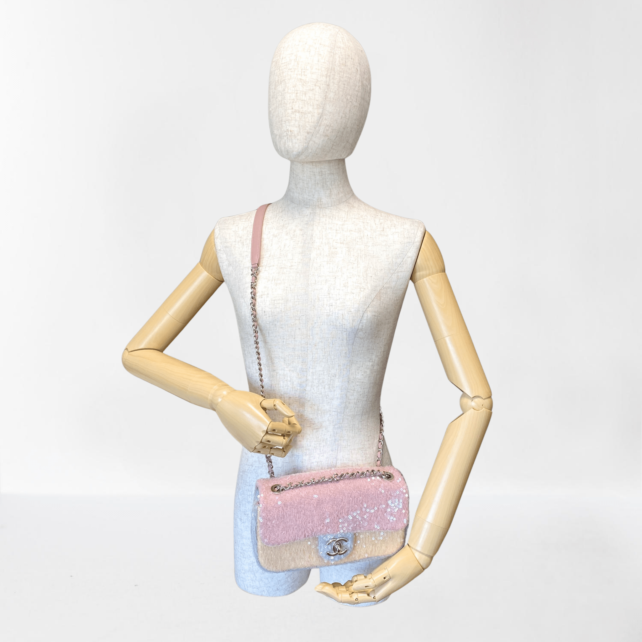 CHANEL Sequin Multi Colour Single Flap Chain Shoulder Bag, in , Sold by HIVE PRELOVED - Crossbody bags, Shoulder Bags,