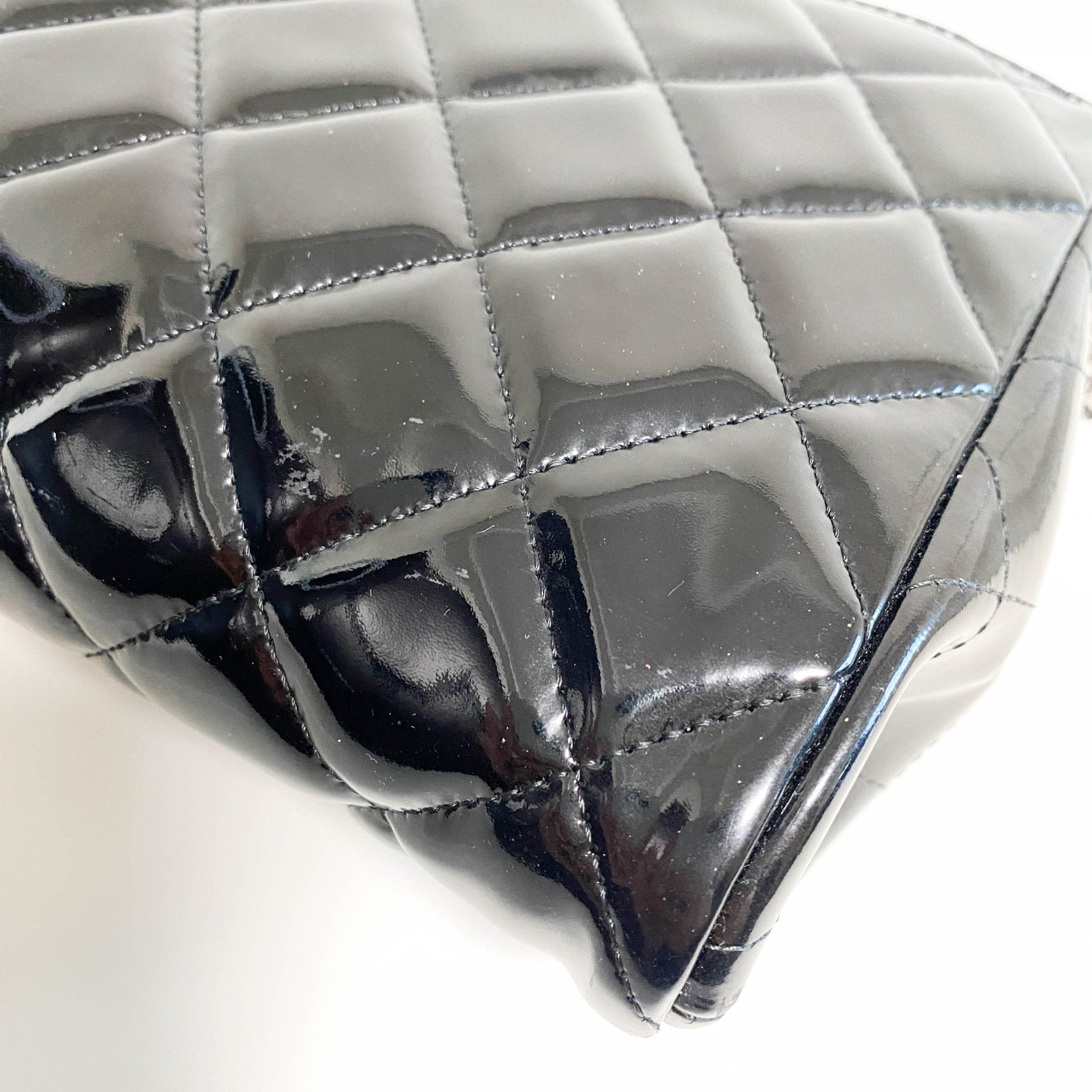 CHANEL Timeless Classic Black Patent Leather Chain Shoulder Bag, in , Sold by HIVE PRELOVED - Shoulder Bags, ,