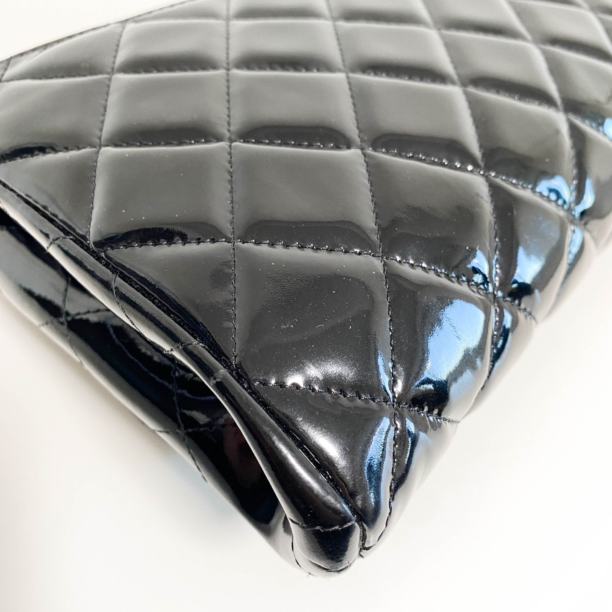 CHANEL Timeless Classic Black Patent Leather Chain Shoulder Bag, in , Sold by HIVE PRELOVED - Shoulder Bags, ,