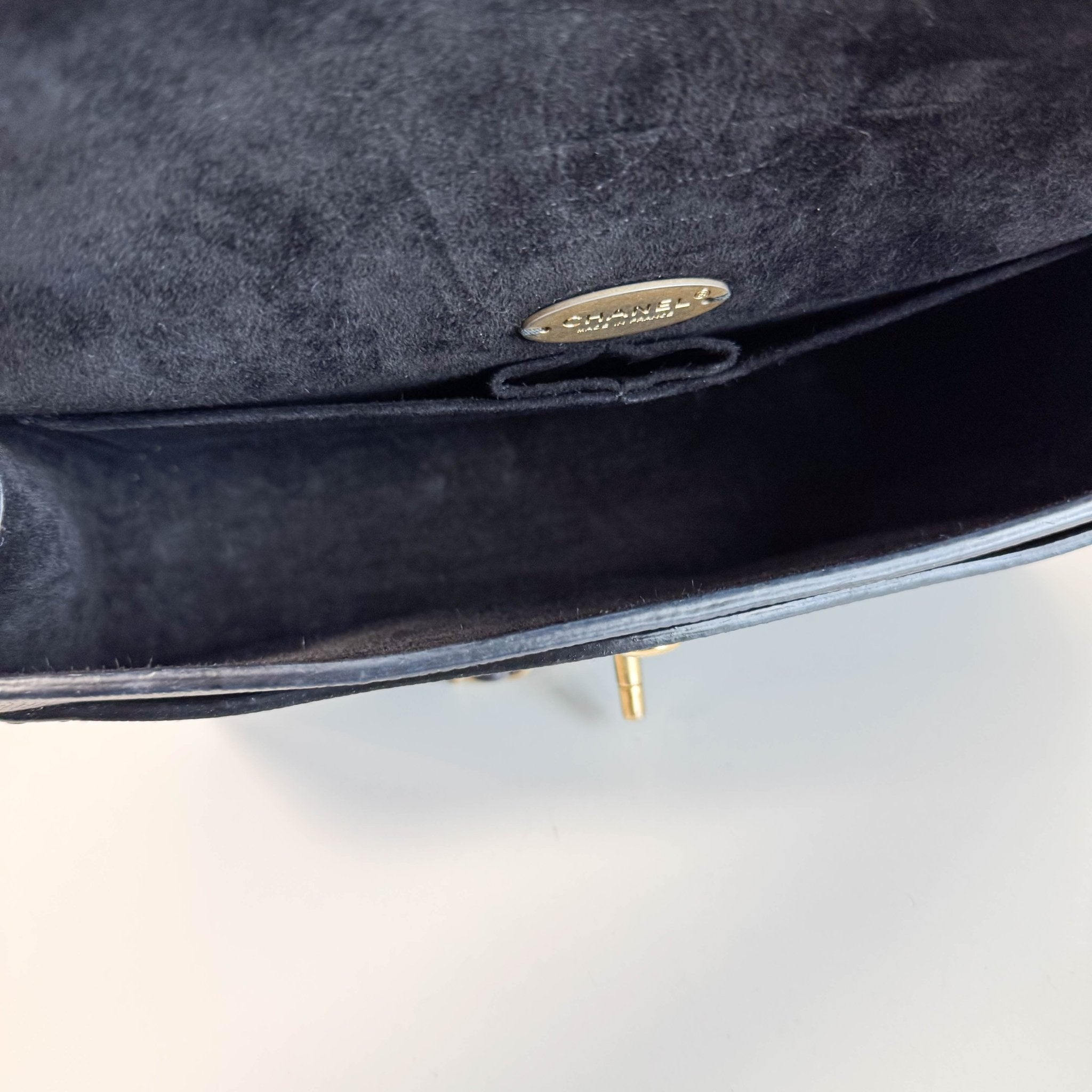 CHANEL Timeless Classic Double Flap Black Grain Calf Skin Shoulder Bag, in , Sold by HIVE PRELOVED - Shoulder Bags, ,