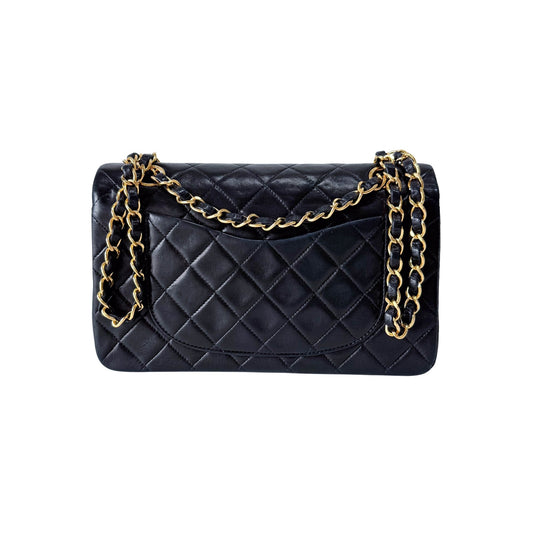 CHANEL Timeless Classic Double Flap Black Lambskin Chain Shoulder Bag, in , Sold by HIVE PRELOVED - Shoulder Bags, ,