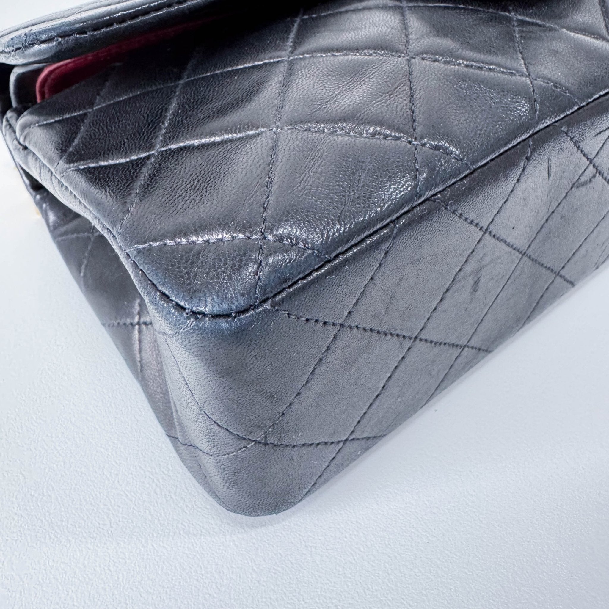 CHANEL Timeless Classic Double Flap Black Lambskin Chain Shoulder Bag, in , Sold by HIVE PRELOVED - Shoulder Bags, ,