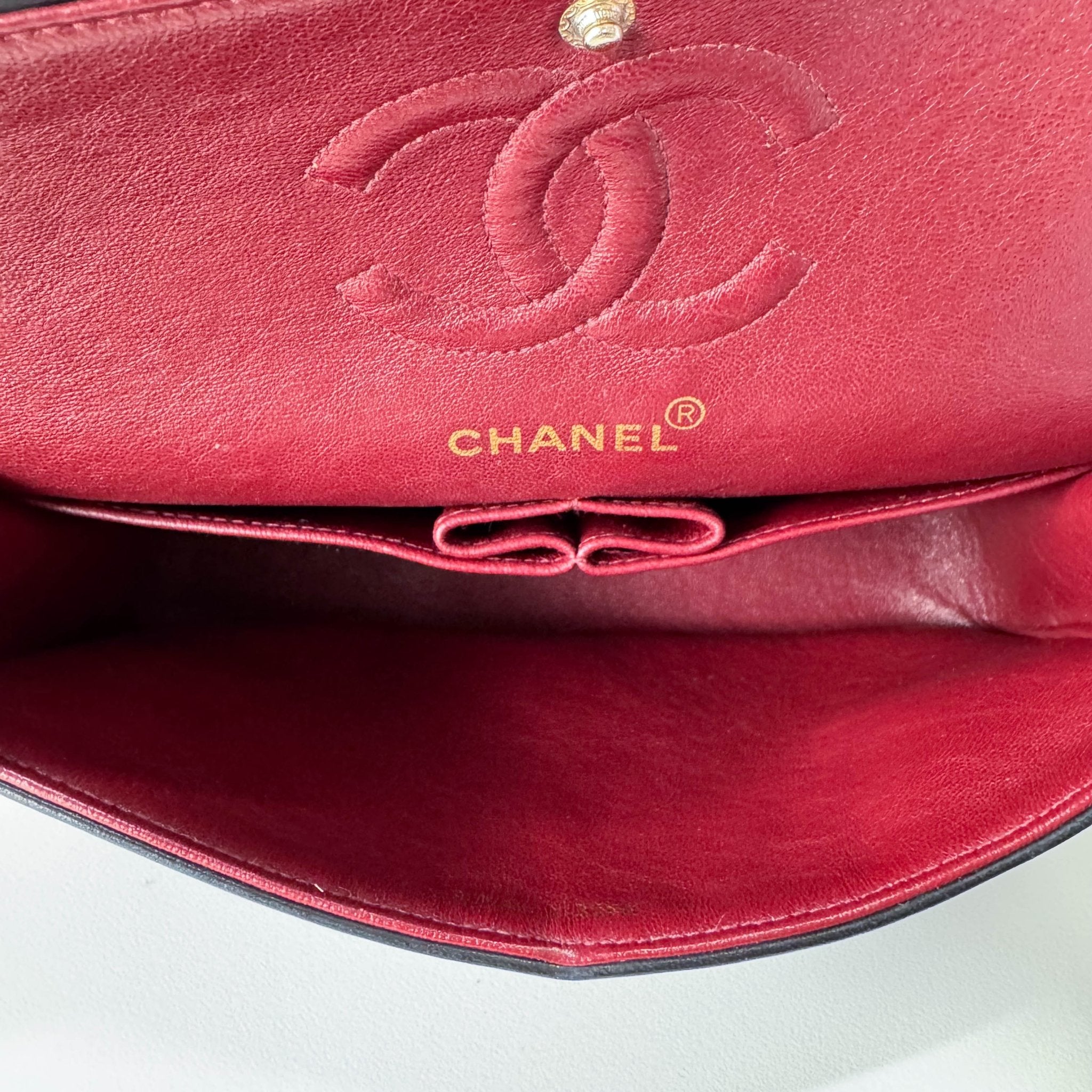 CHANEL Timeless Classic Double Flap Black Lambskin Chain Shoulder Bag, in , Sold by HIVE PRELOVED - Shoulder Bags, ,