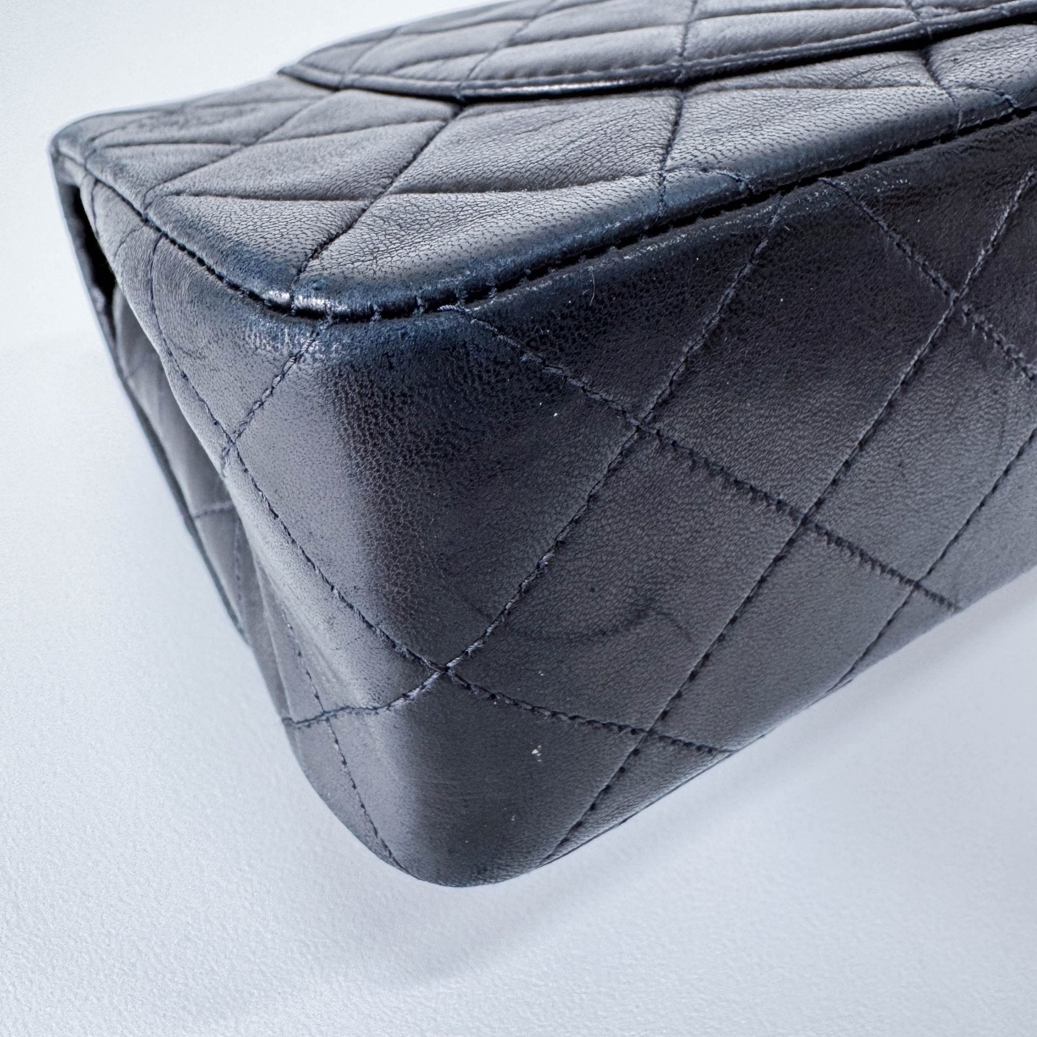 CHANEL Timeless Classic Double Flap Black Lambskin Chain Shoulder Bag, in , Sold by HIVE PRELOVED - Shoulder Bags, ,