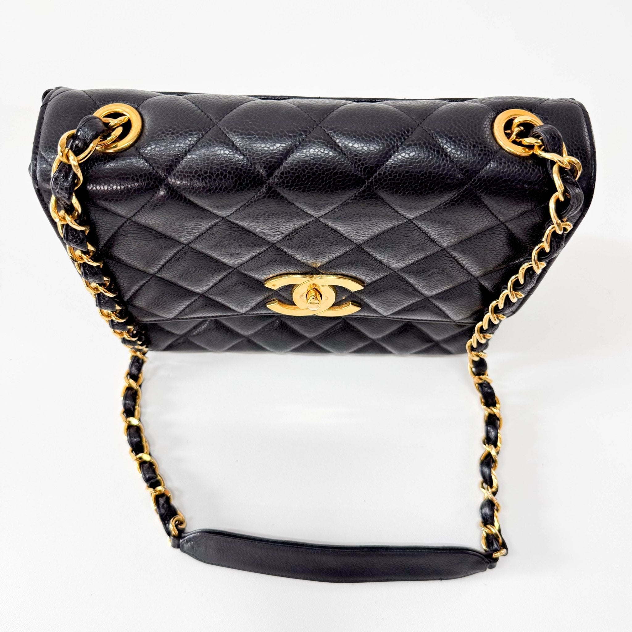 CHANEL Timeless Classic Flap Black Leather Shoulder Bag, in , Sold by HIVE PRELOVED - Shoulder Bags, ,