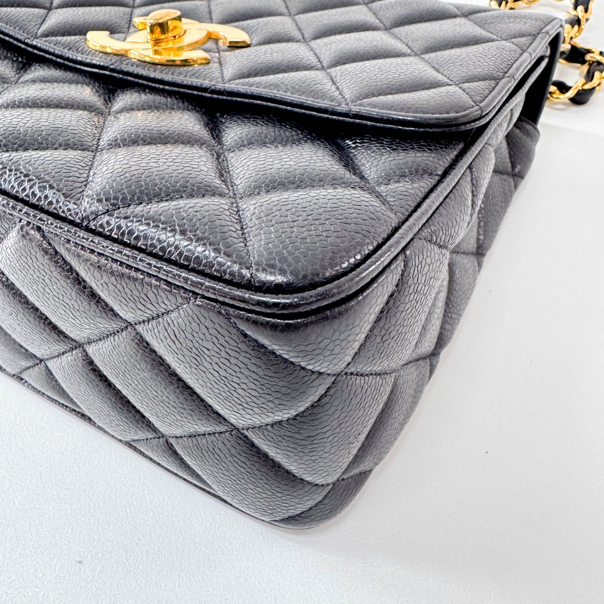 CHANEL Timeless Classic Flap Black Leather Shoulder Bag, in , Sold by HIVE PRELOVED - Shoulder Bags, ,