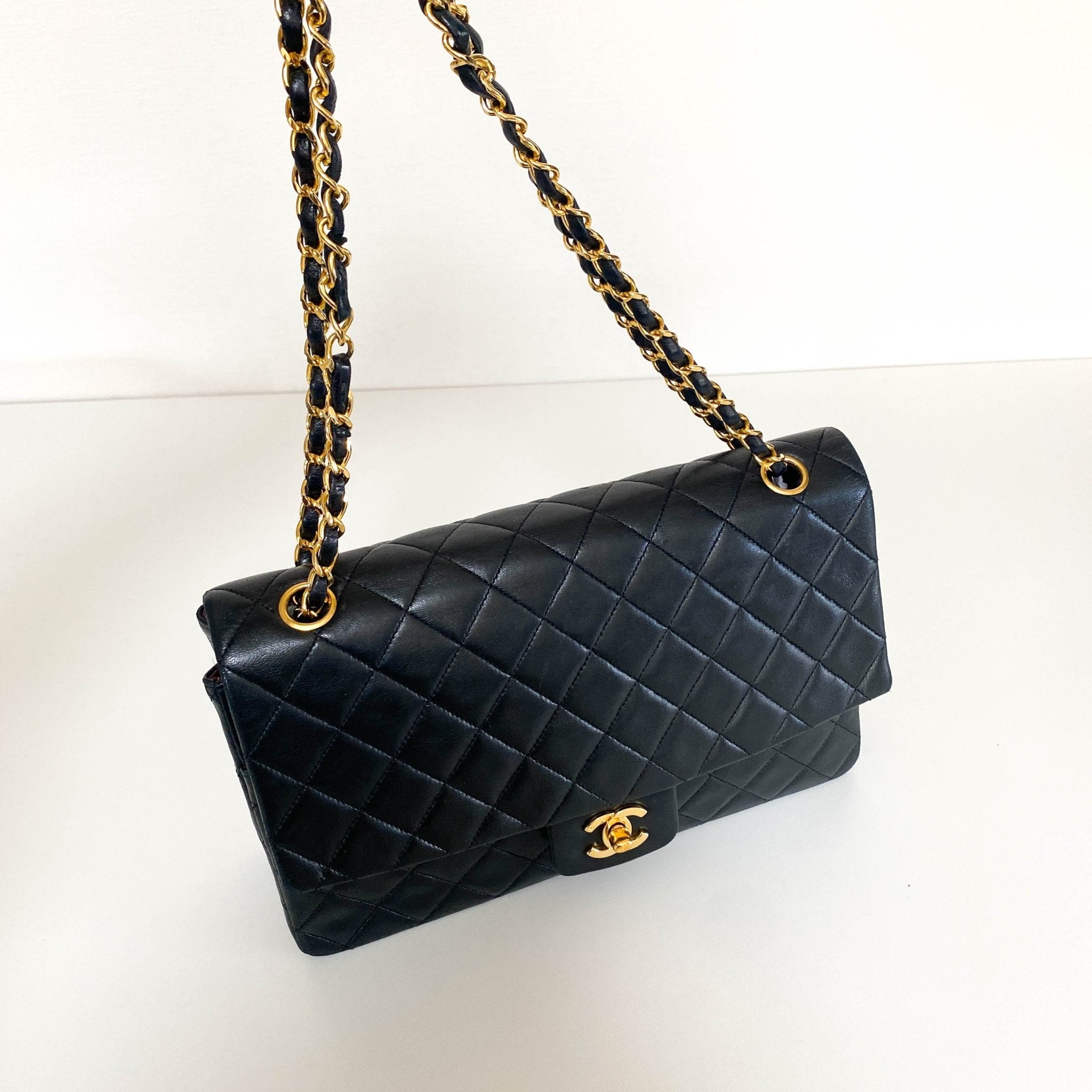 CHANEL Timeless Classic Single Flap Gold Hardware Chain Lambskin Shoulder Bag, in , Sold by HIVE PRELOVED - Shoulder Bags, ,