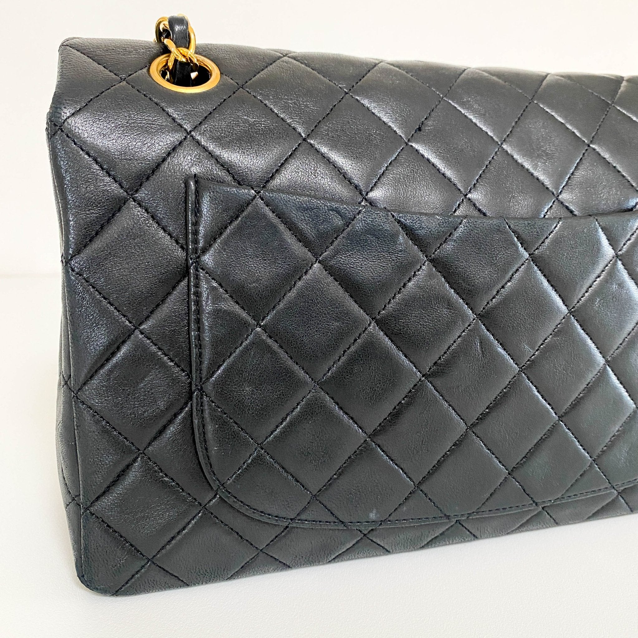 CHANEL Timeless Classic Single Flap Gold Hardware Chain Lambskin Shoulder Bag, in , Sold by HIVE PRELOVED - Shoulder Bags, ,