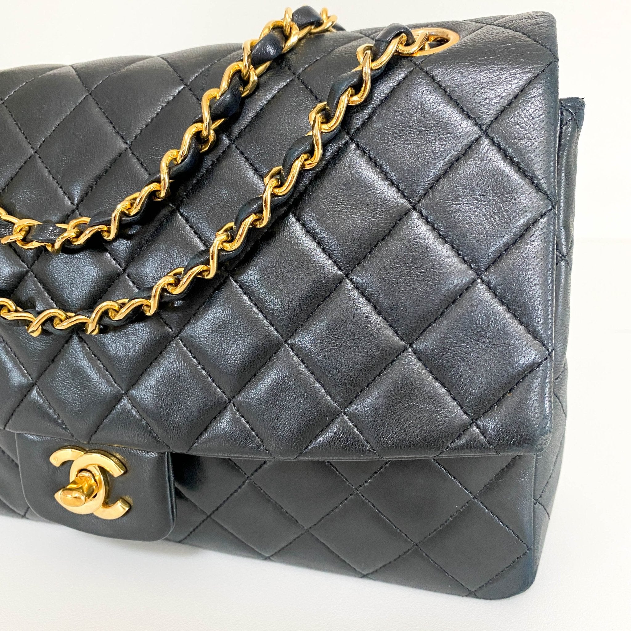 CHANEL Timeless Classic Single Flap Gold Hardware Chain Lambskin Shoulder Bag, in , Sold by HIVE PRELOVED - Shoulder Bags, ,