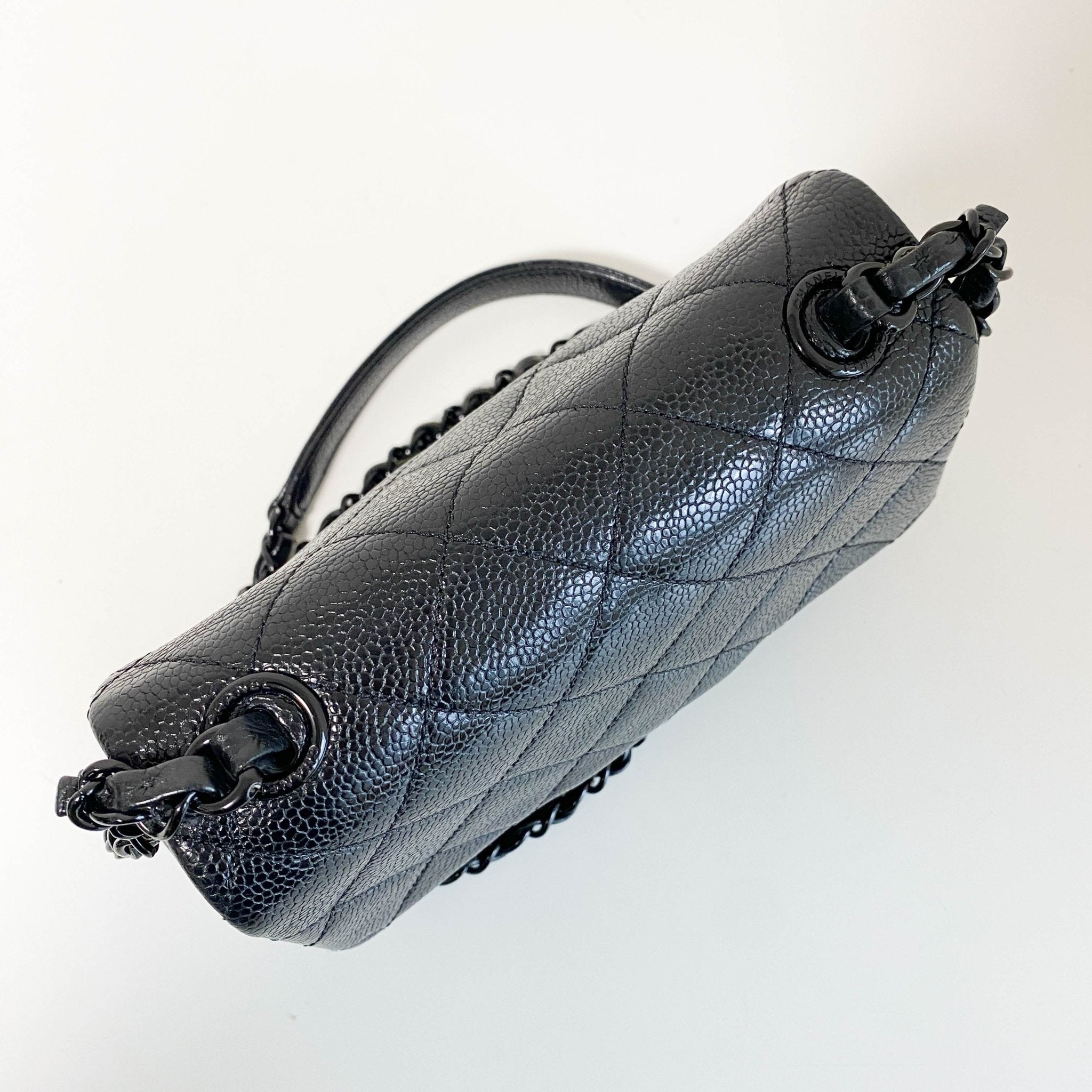 CHANEL Timeless Classic Single Flap So Black Caviar Leather Bag, in , Sold by HIVE PRELOVED - Crossbody bags, ,