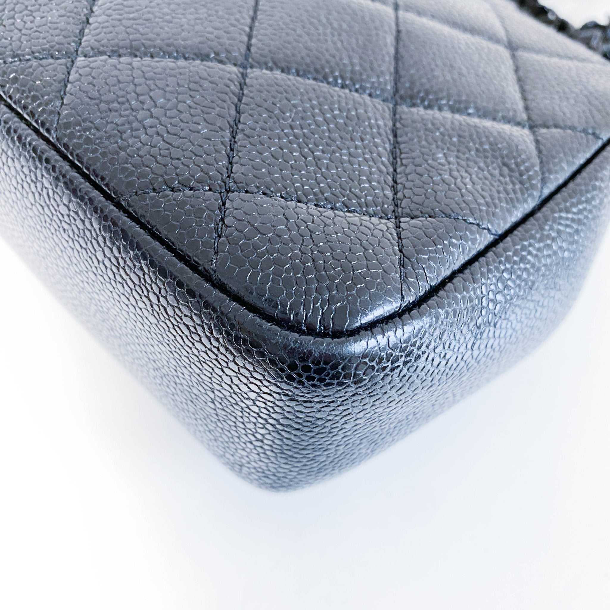 CHANEL Timeless Classic Single Flap So Black Caviar Leather Bag, in , Sold by HIVE PRELOVED - Crossbody bags, ,